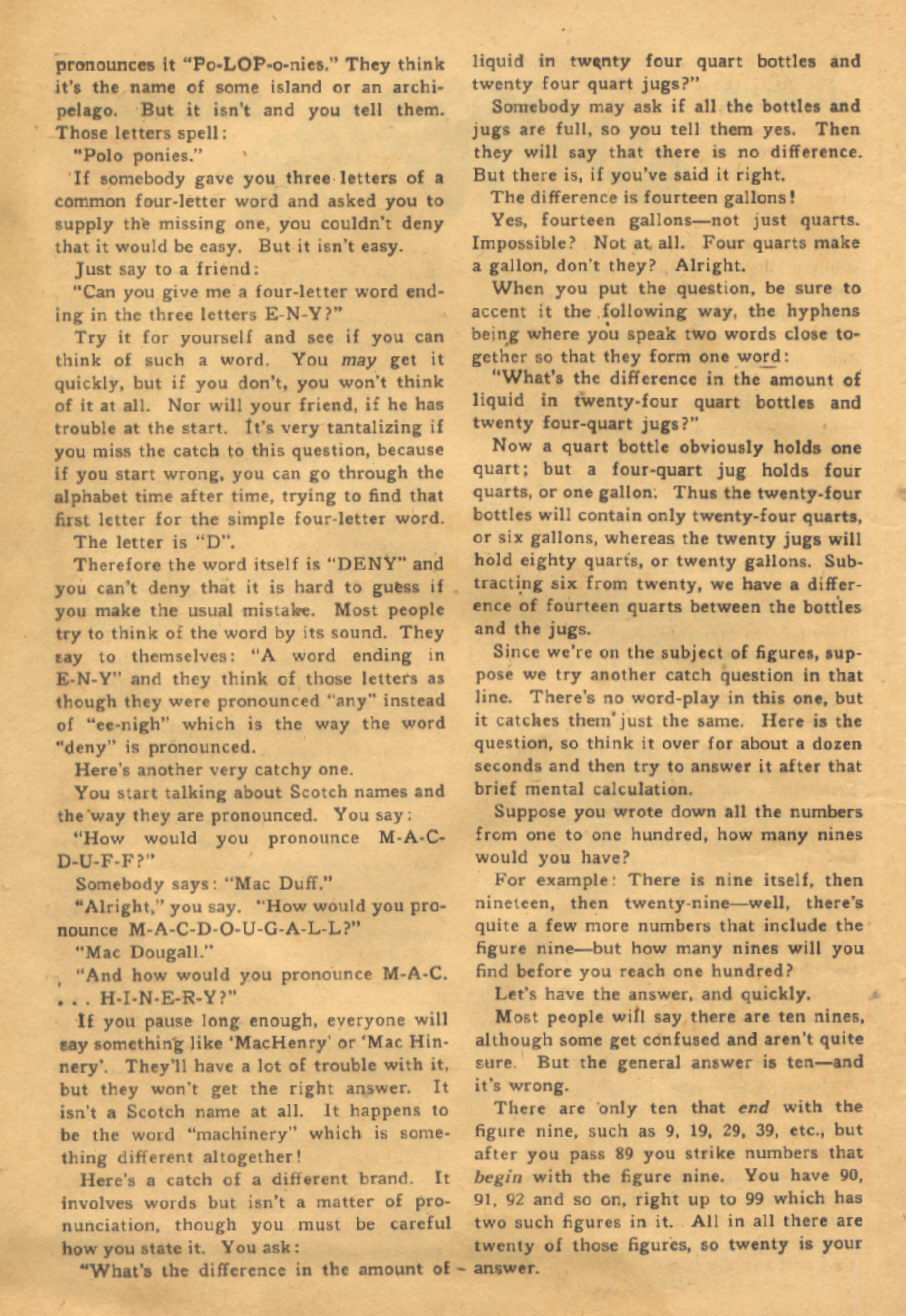 Read online Super-Magician Comics comic -  Issue #29 - 20