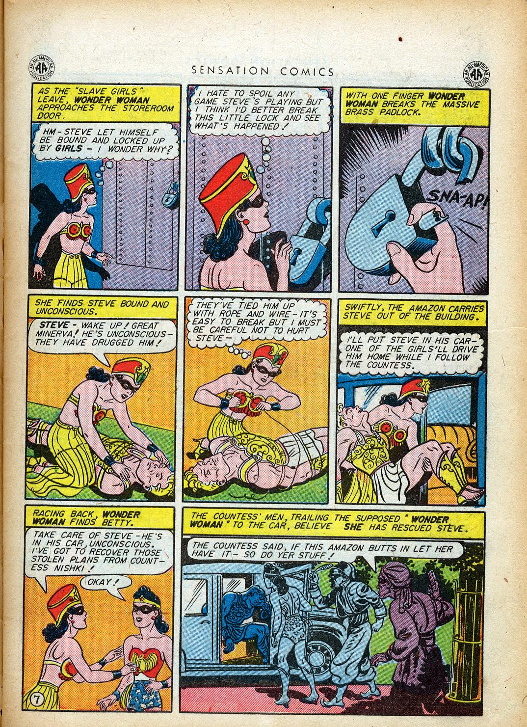 Read online Sensation (Mystery) Comics comic -  Issue #40 - 9
