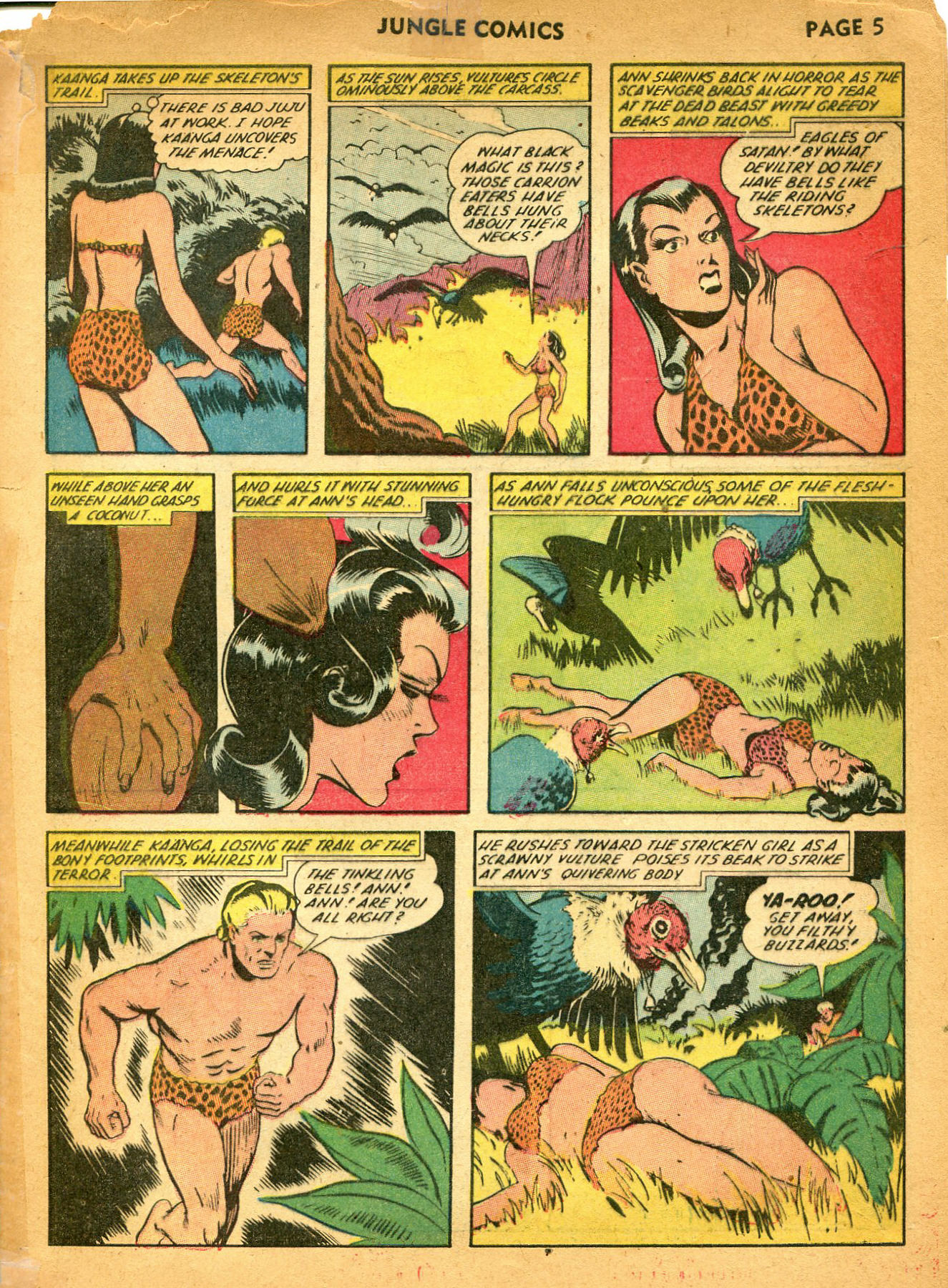 Read online Jungle Comics comic -  Issue #35 - 7