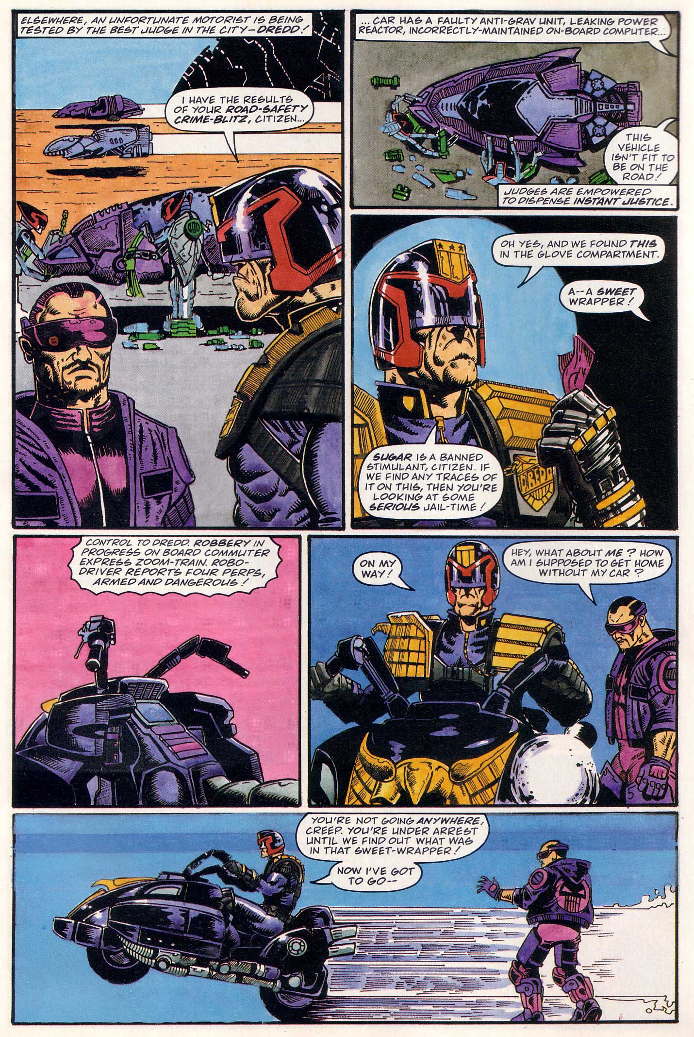 Read online Judge Dredd Lawman of the Future comic -  Issue #2 - 31