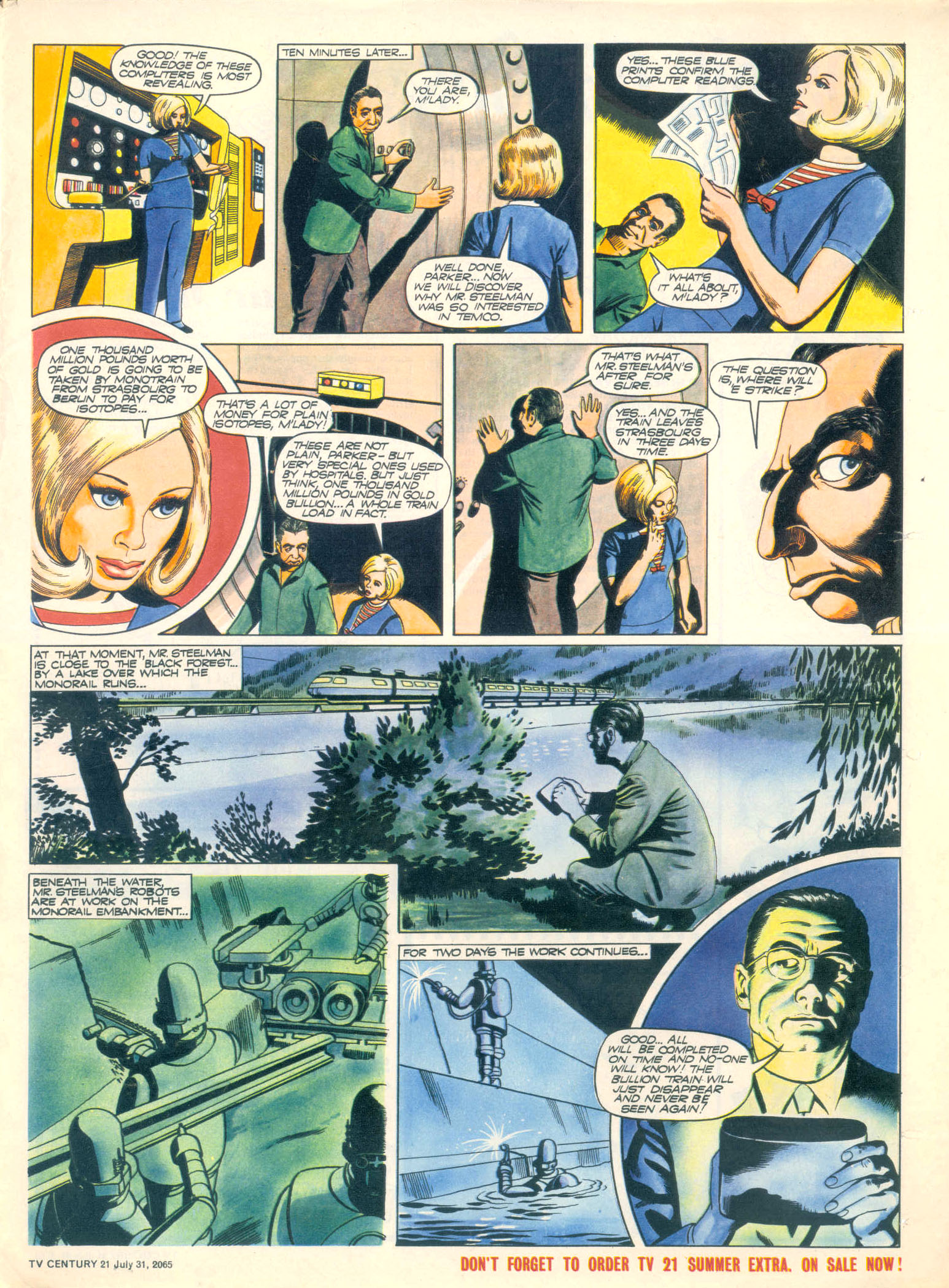 Read online TV Century 21 (TV 21) comic -  Issue #28 - 23