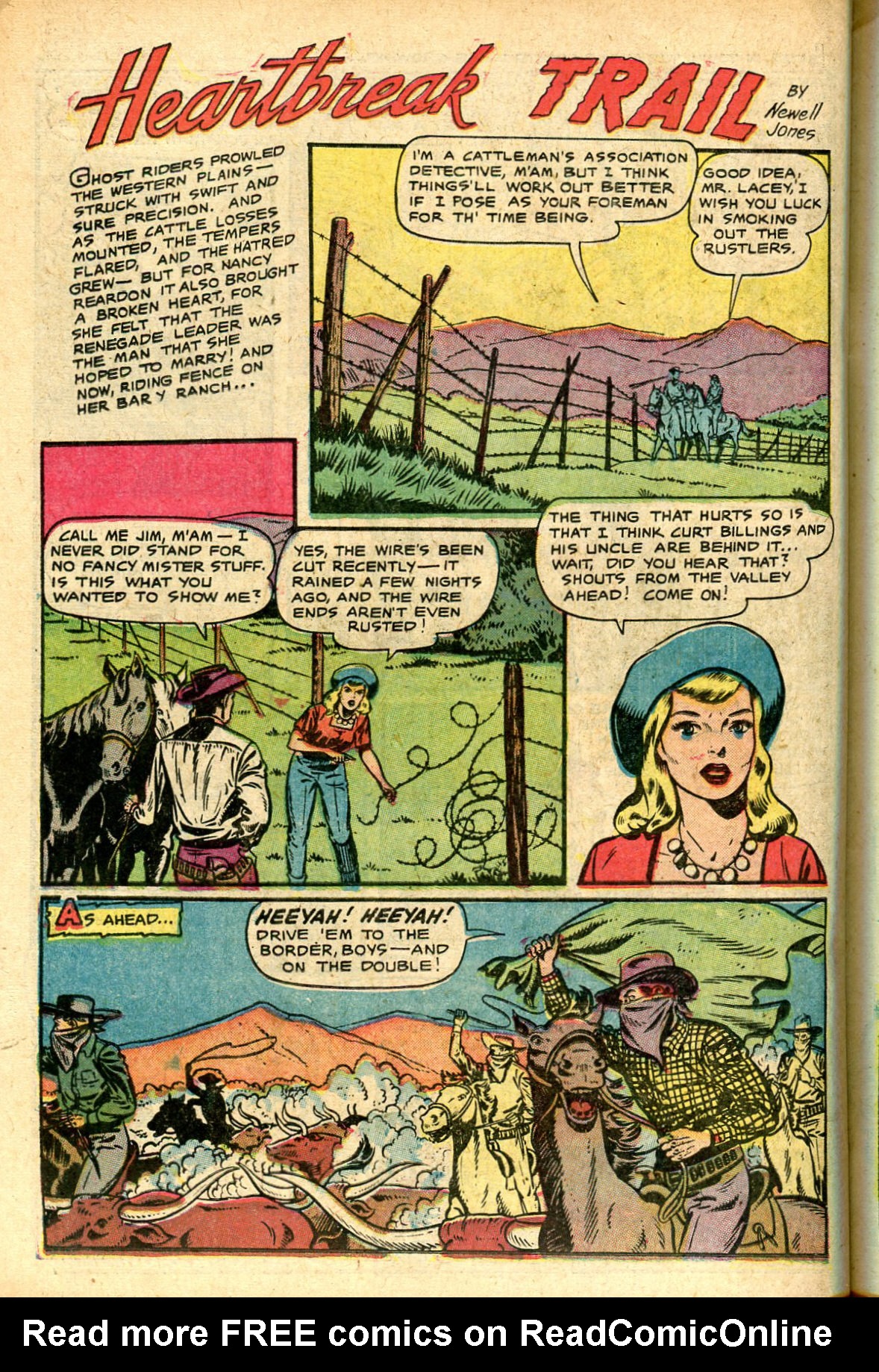 Read online Cowgirl Romances (1950) comic -  Issue #7 - 26