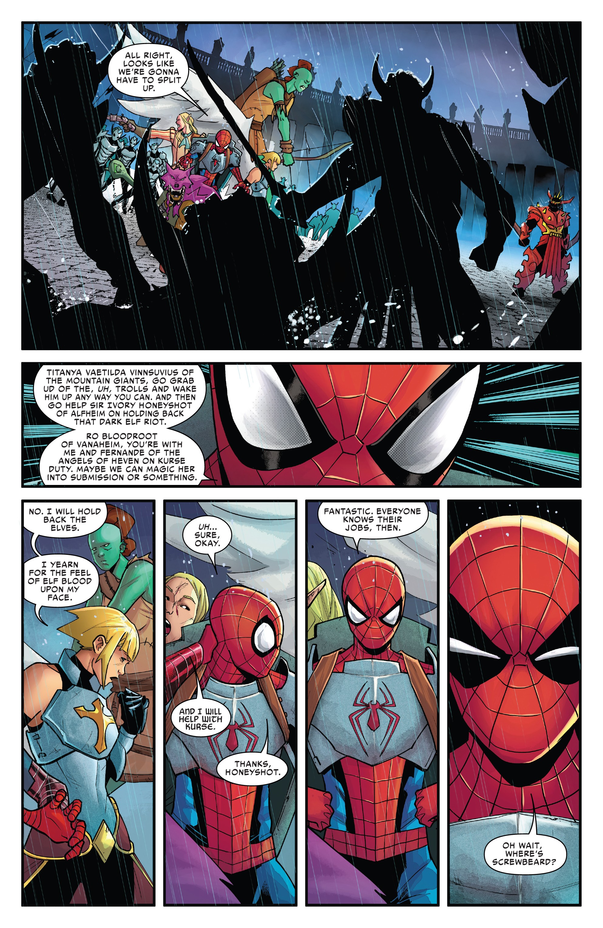 Read online War of the Realms: Spider-Man & the League of Realms comic -  Issue #3 - 8