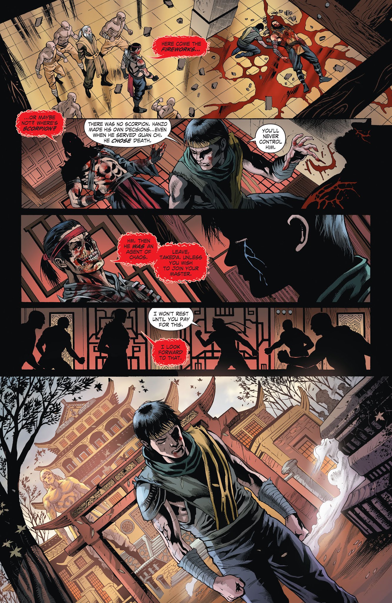 Read online Mortal Kombat X [I] comic -  Issue # _TPB 2 - 126