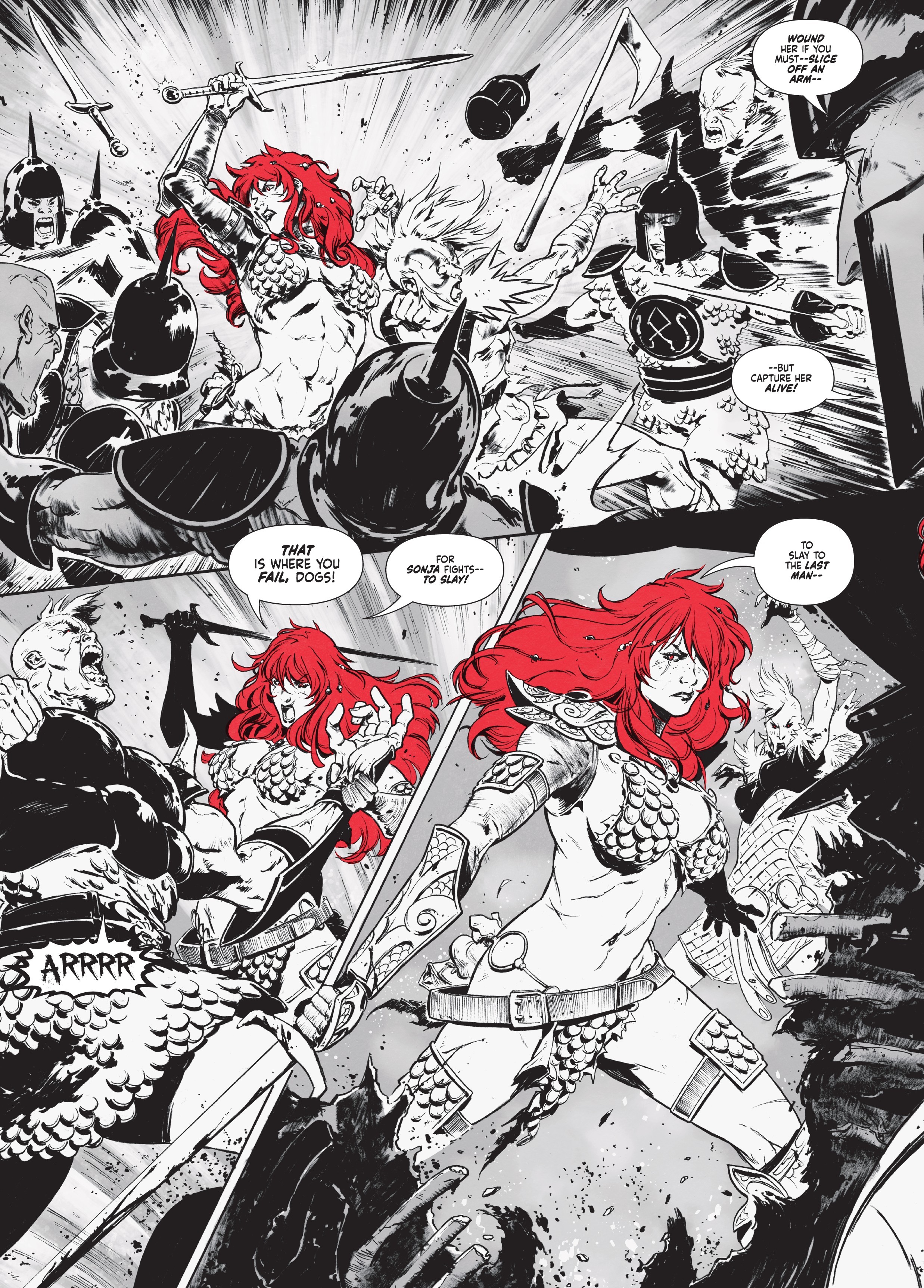 Read online Red Sonja: Ballad of the Red Goddess comic -  Issue # TPB - 45