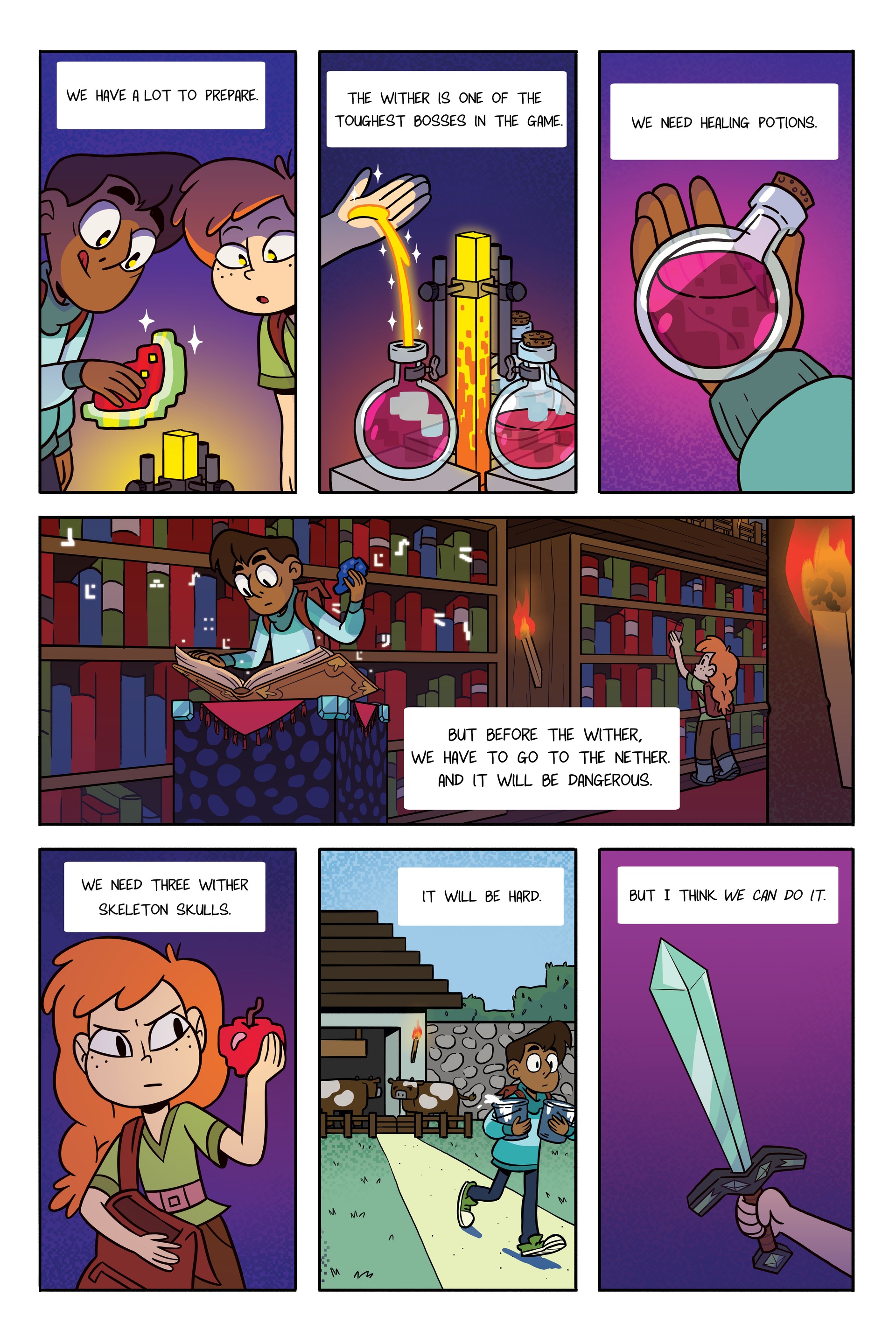 Read online Minecraft: Open World – Into the Nether comic -  Issue # TPB - 38