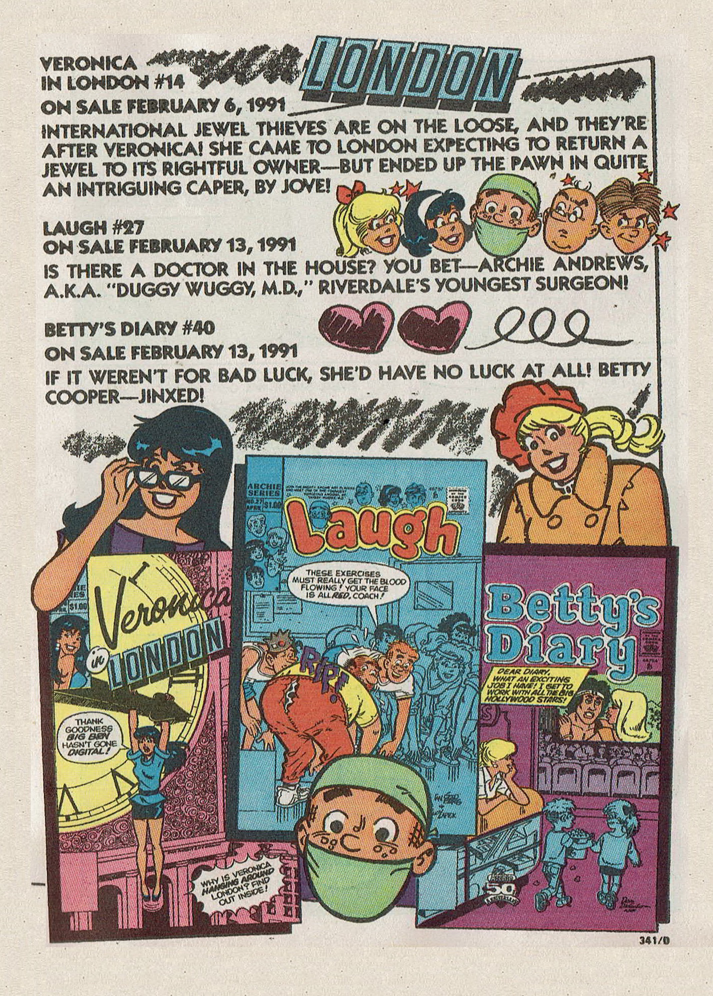 Read online Jughead Jones Comics Digest comic -  Issue #68 - 115