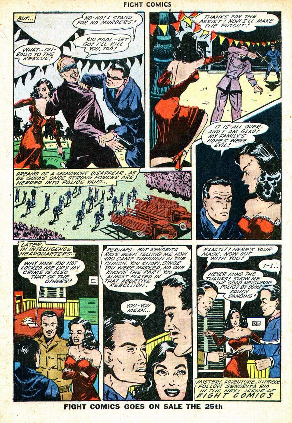 Read online Fight Comics comic -  Issue #36 - 50