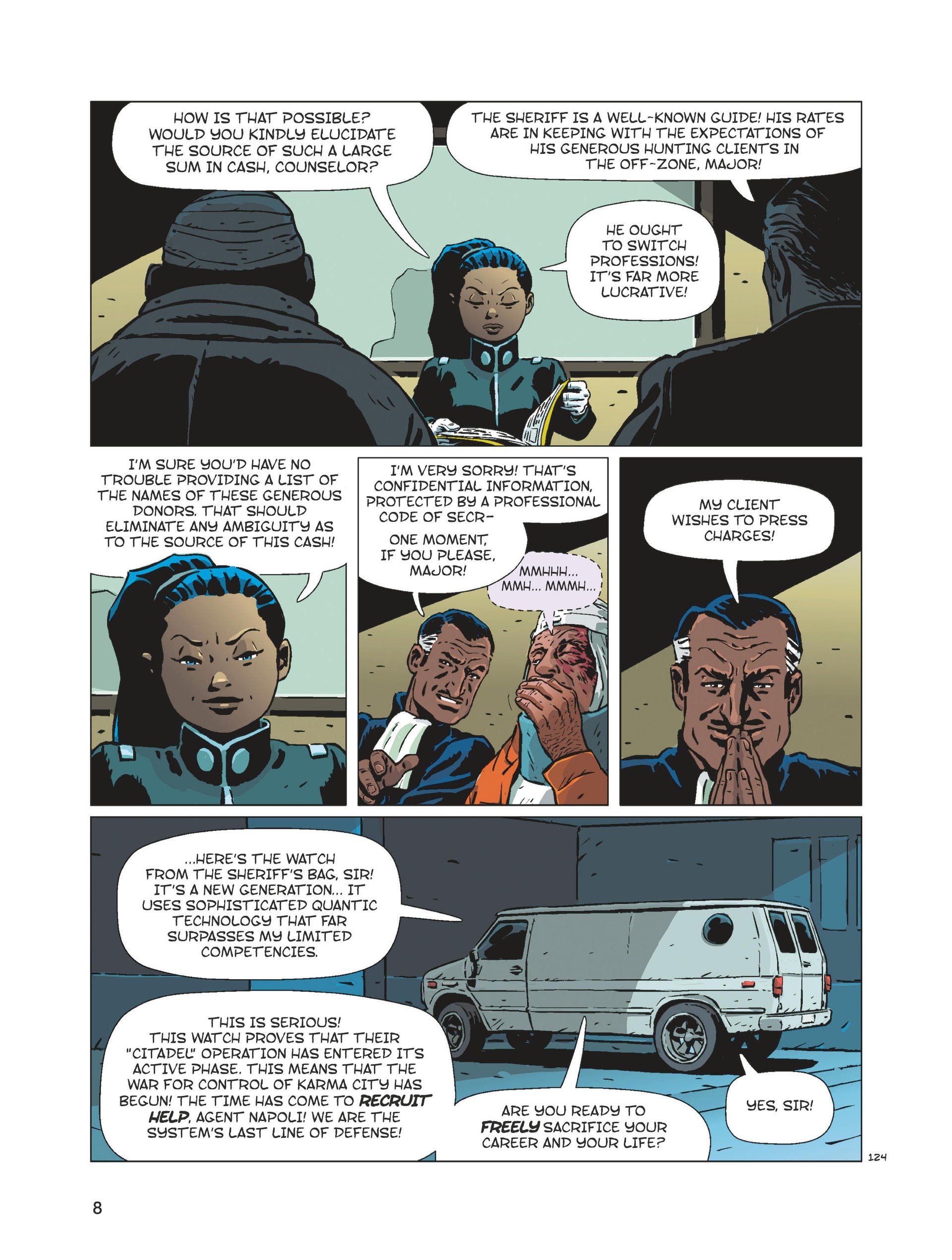 Read online Karma City comic -  Issue #6 - 10