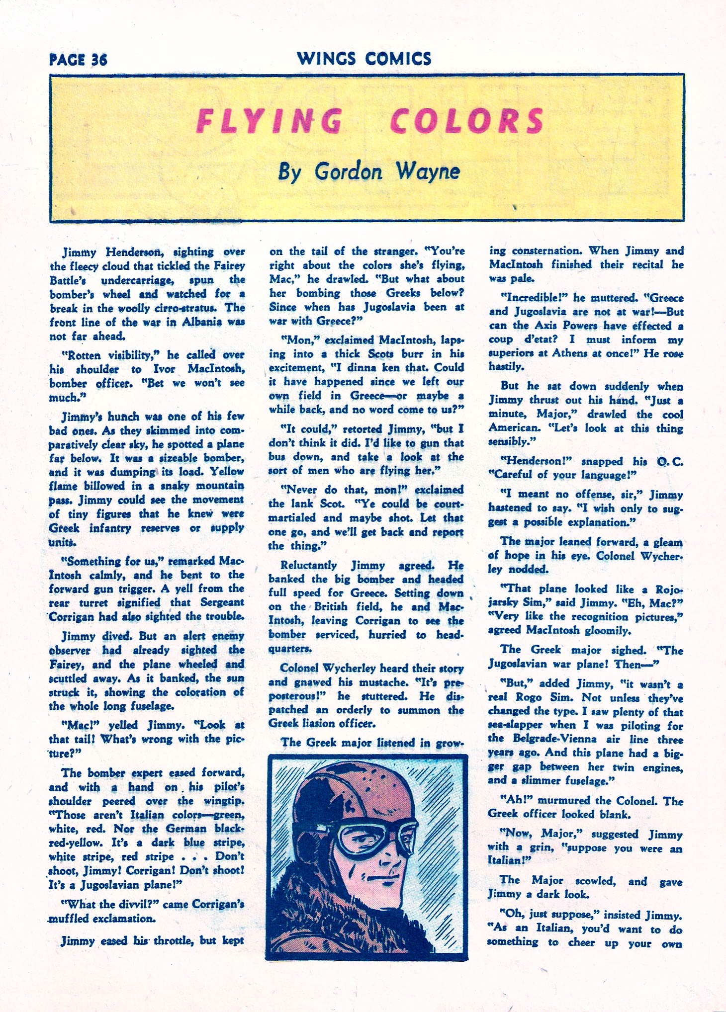 Read online Wings Comics comic -  Issue #9 - 38