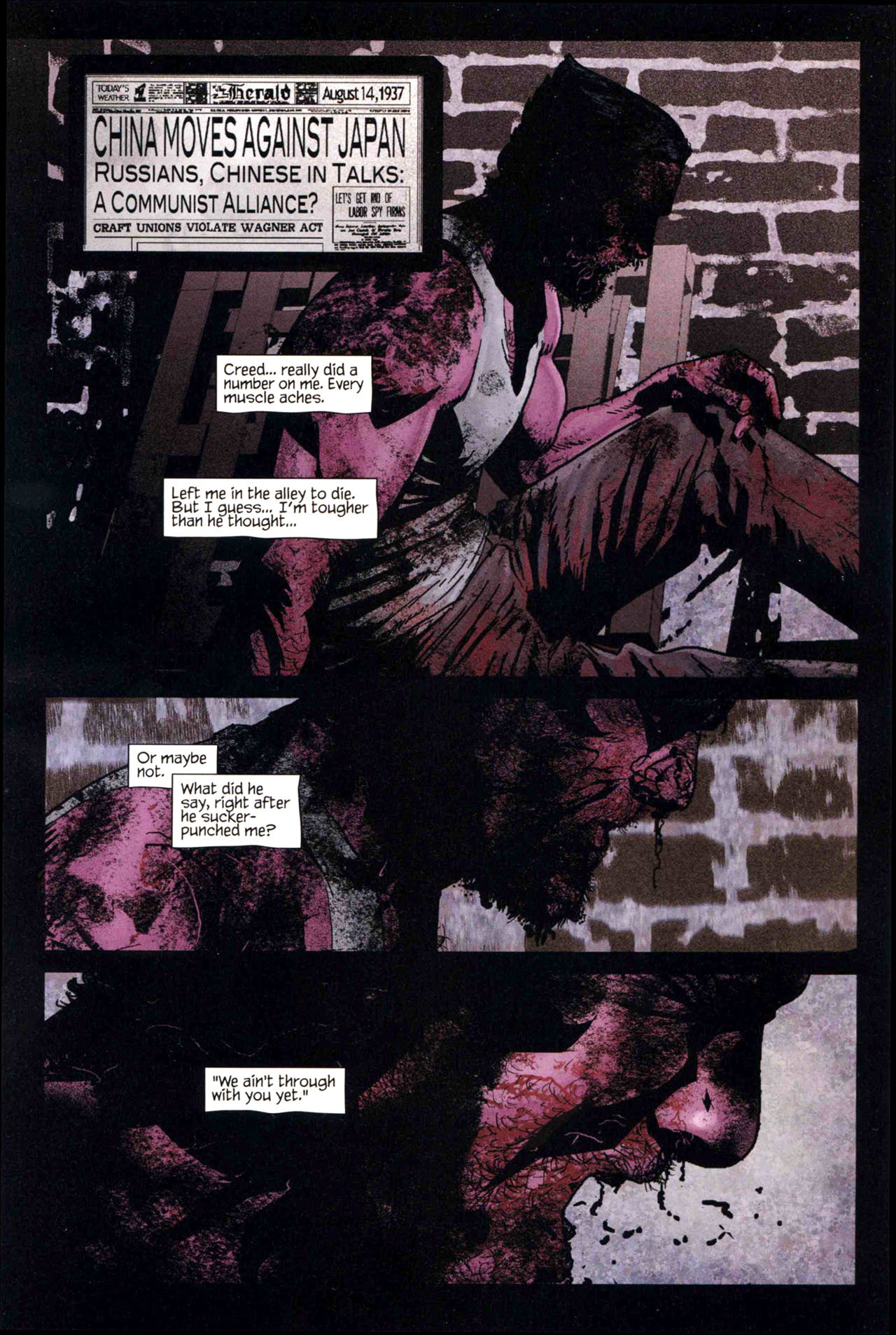 Read online Wolverine Noir comic -  Issue #3 - 4