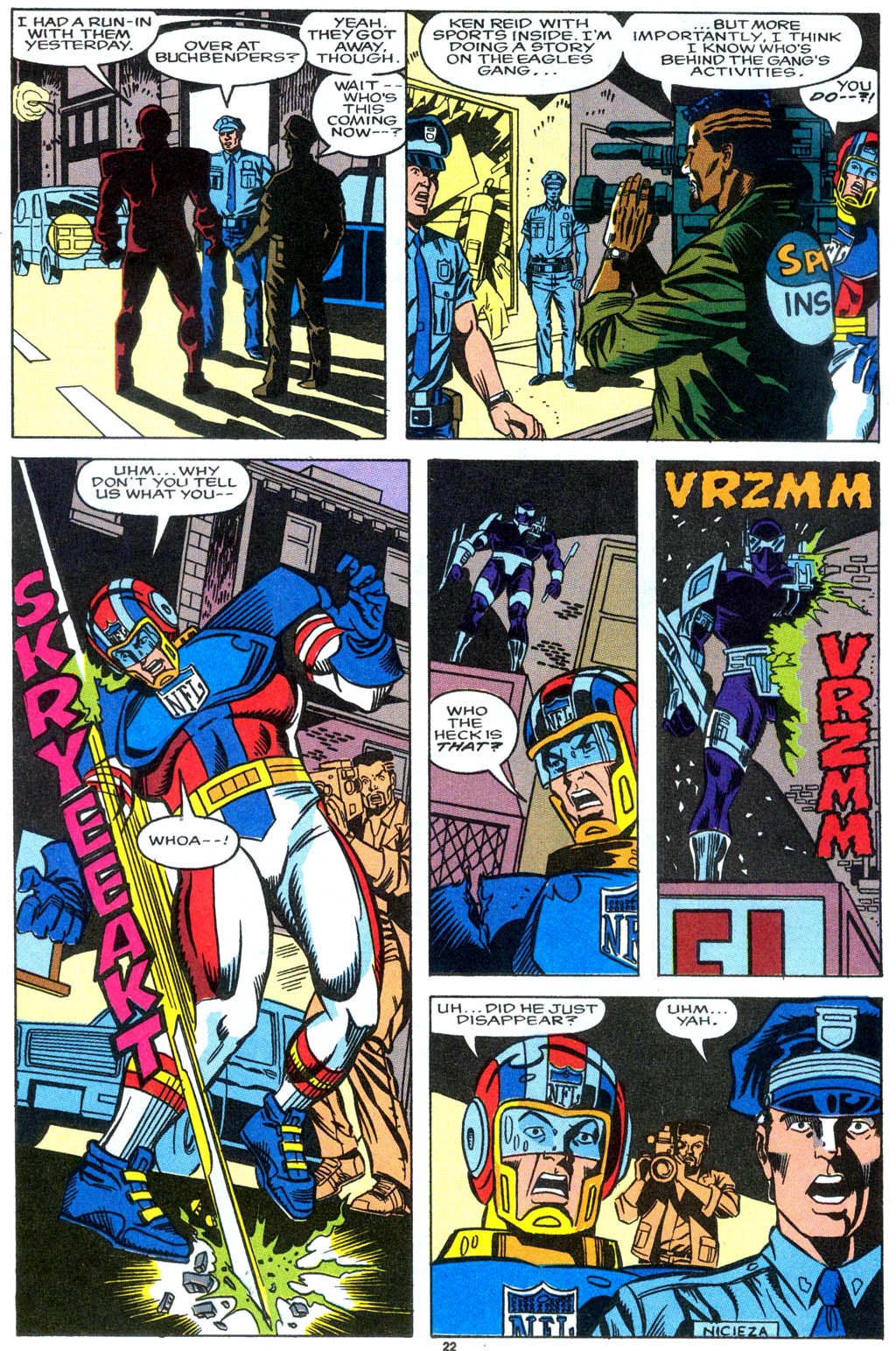 Read online NFL SuperPro comic -  Issue #3 - 17