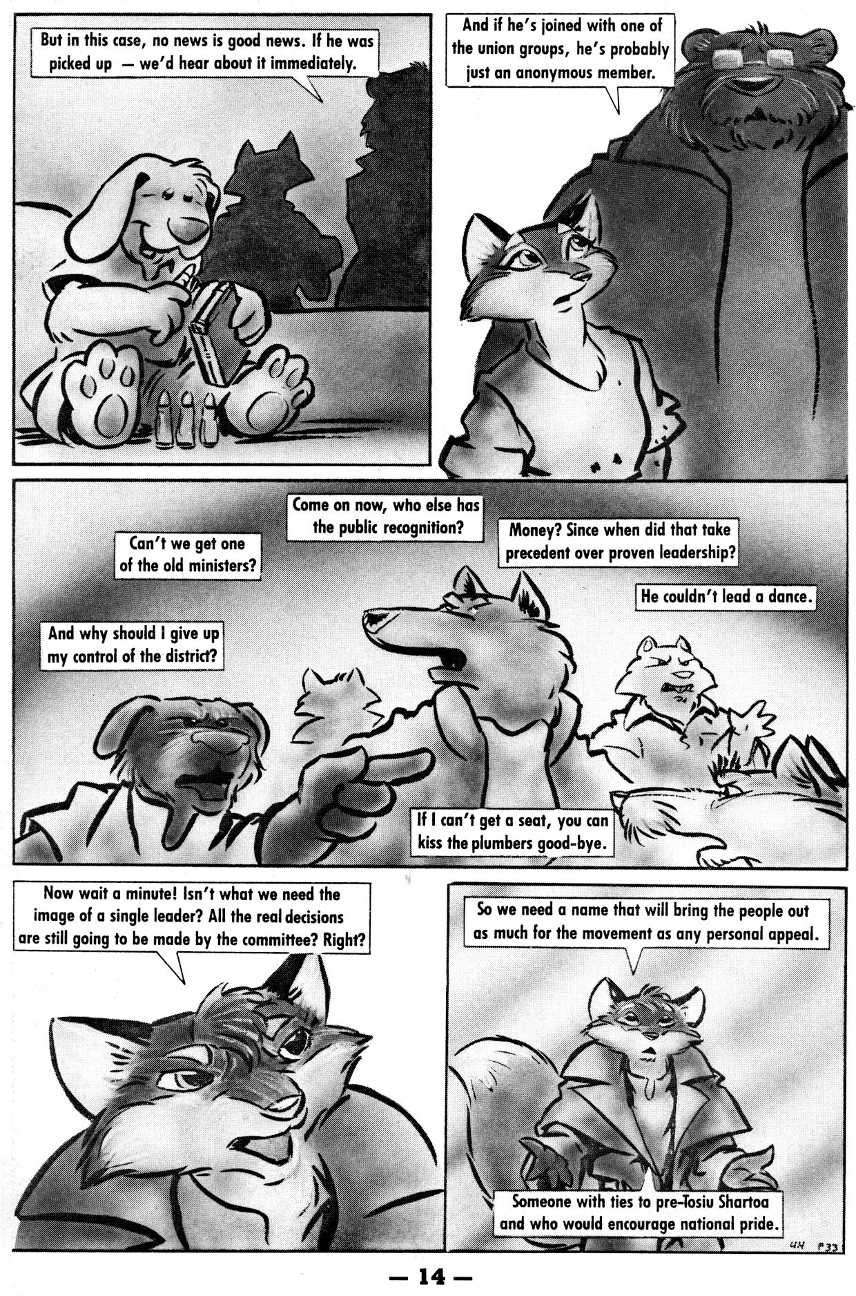 Read online Critters comic -  Issue #4 - 16