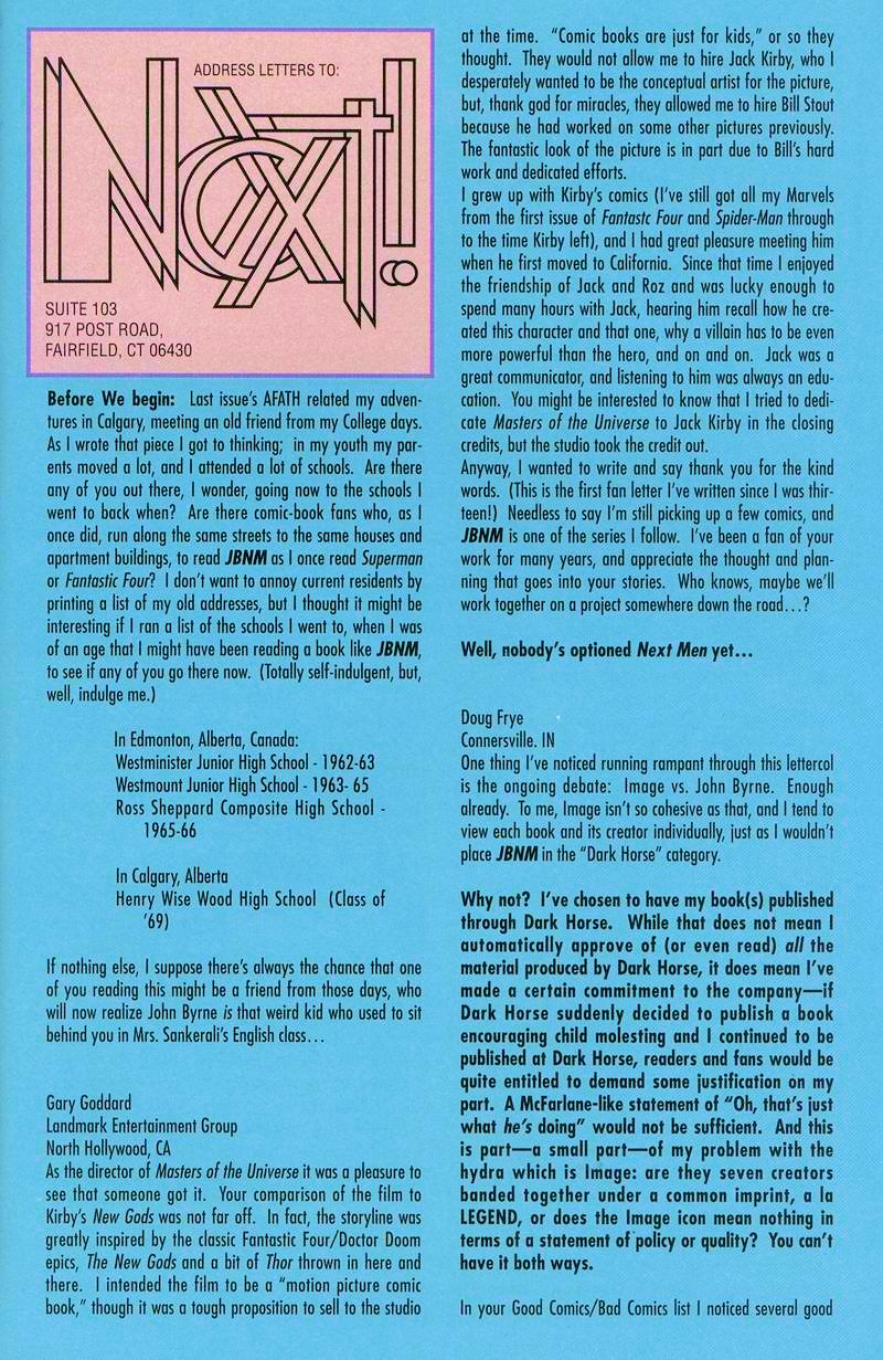 Read online John Byrne's Next Men (1992) comic -  Issue #26 - 28