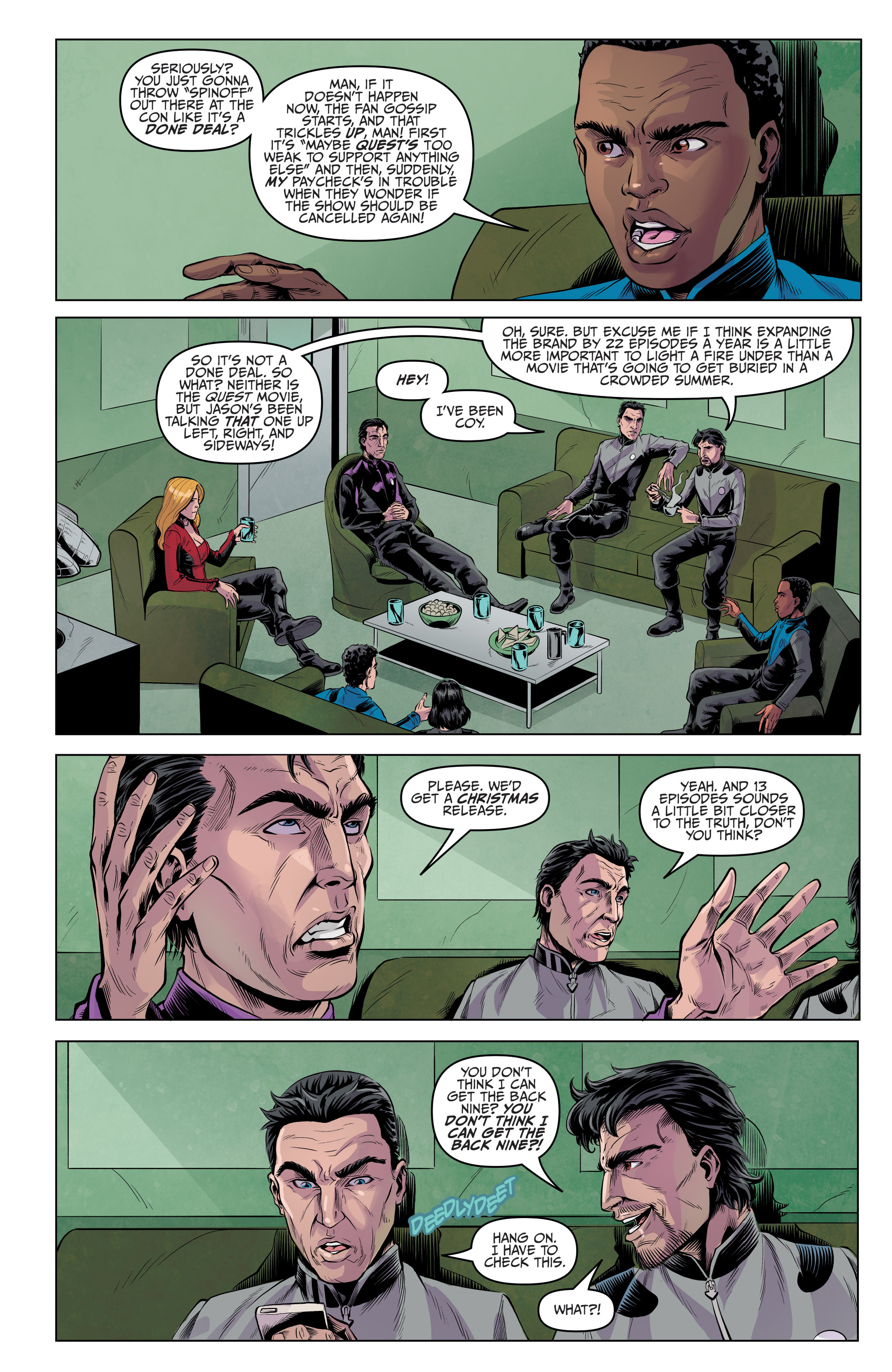 Read online Galaxy Quest: The Journey Continues comic -  Issue #1 - 15