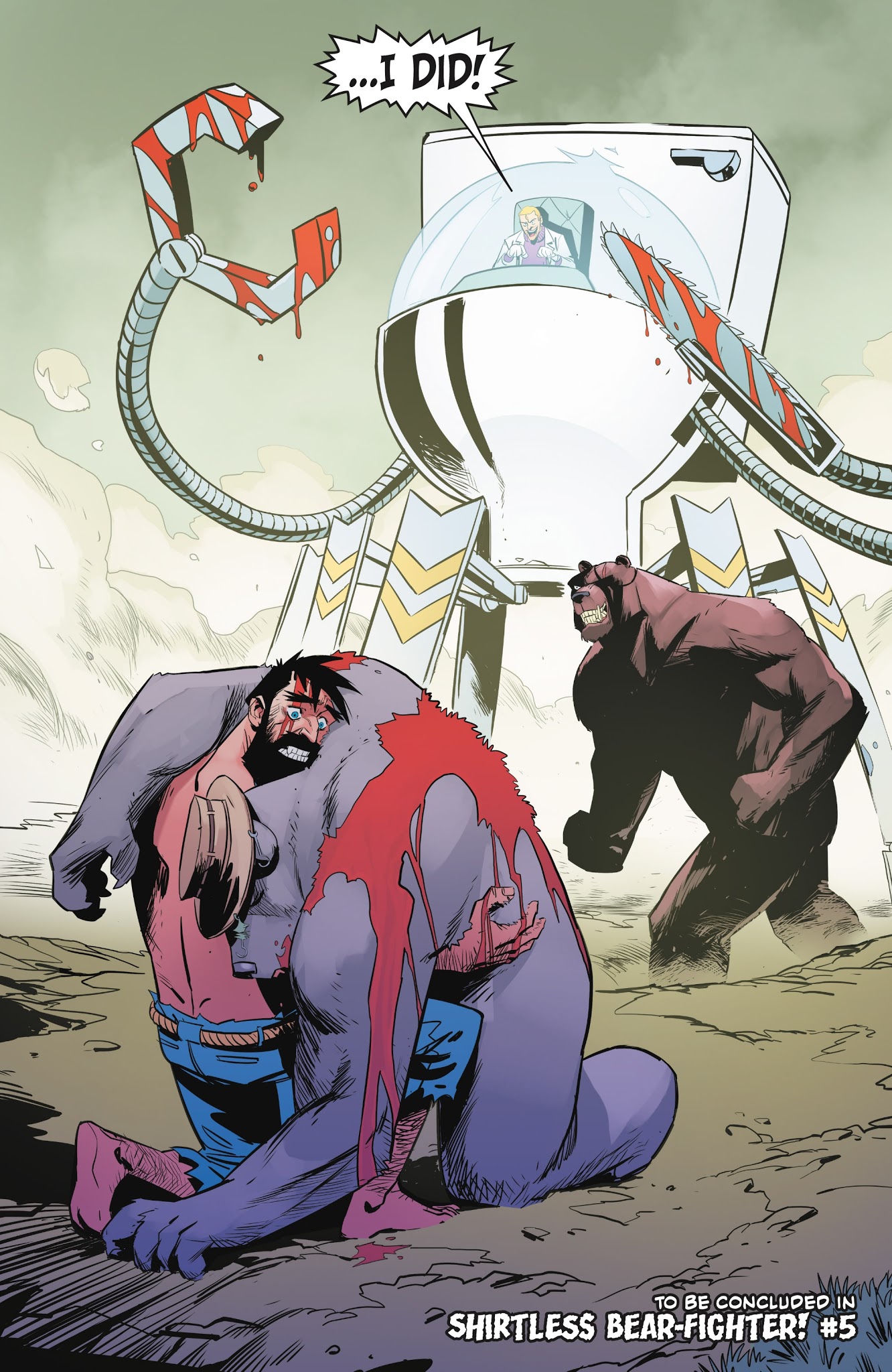 Read online Shirtless Bear-Fighter! comic -  Issue #4 - 24