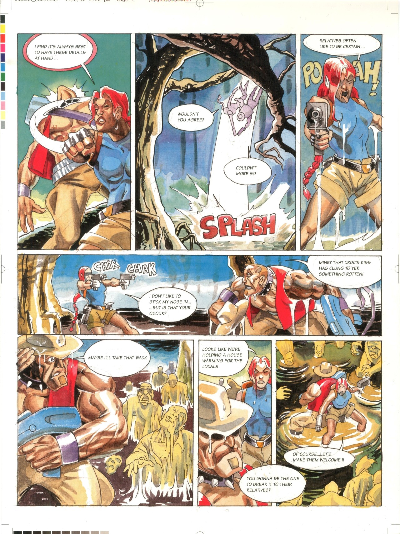 Read online Tomb Raider Comic Debuts in Mean Machines SEGA comic -  Issue # Full - 5