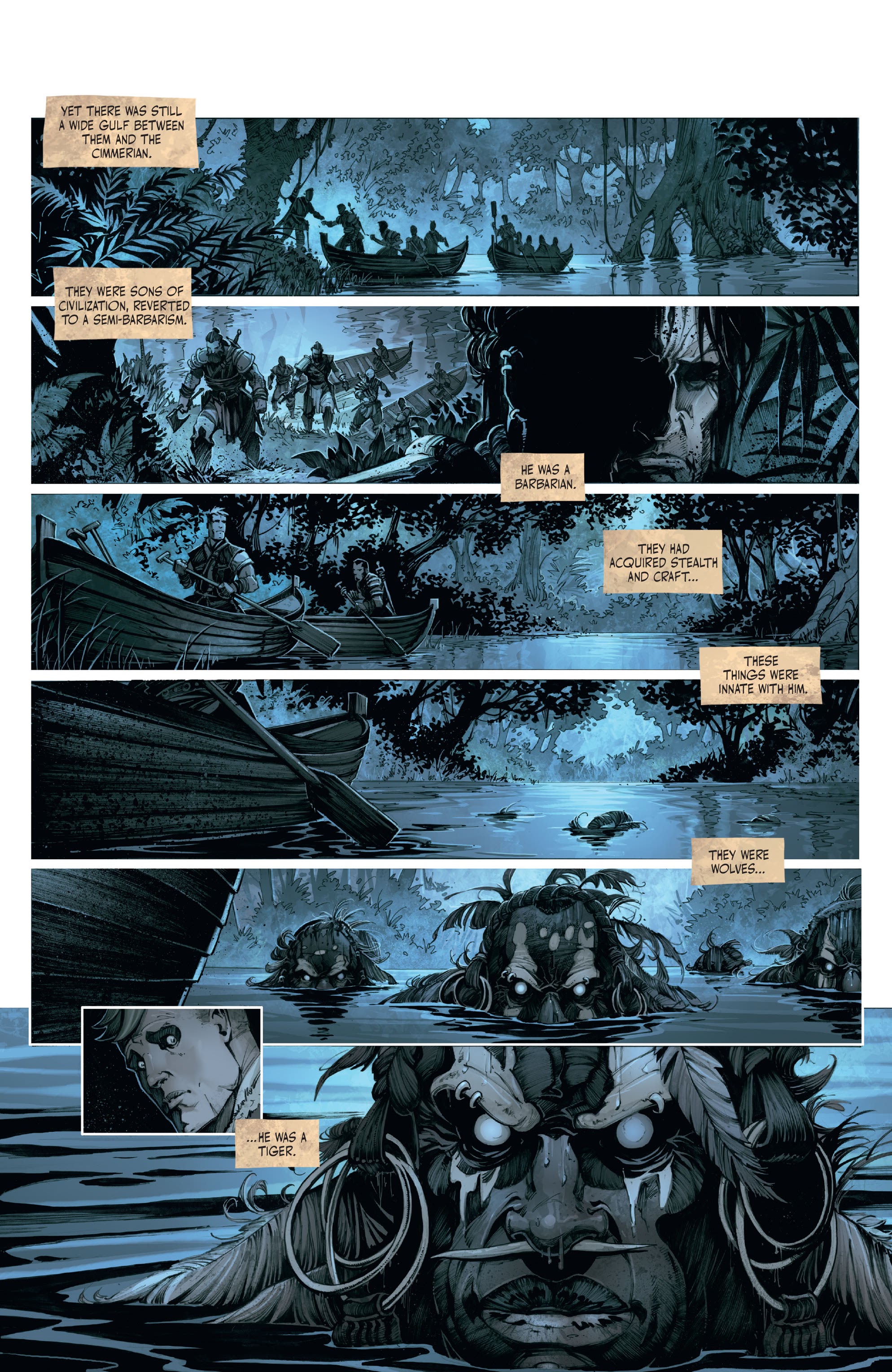 Read online The Cimmerian: Beyond The Black River comic -  Issue #1 - 15