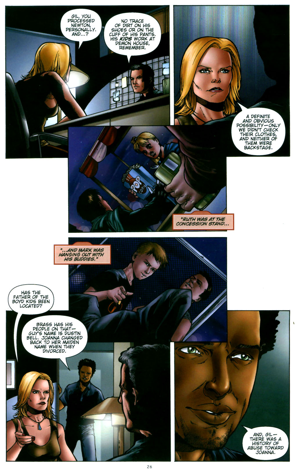 Read online CSI: Crime Scene Investigation: Demon House comic -  Issue #4 - 21