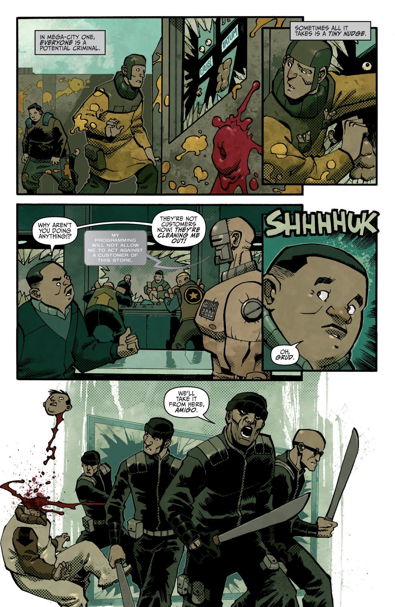Read online Judge Dredd: Toxic comic -  Issue #1 - 33