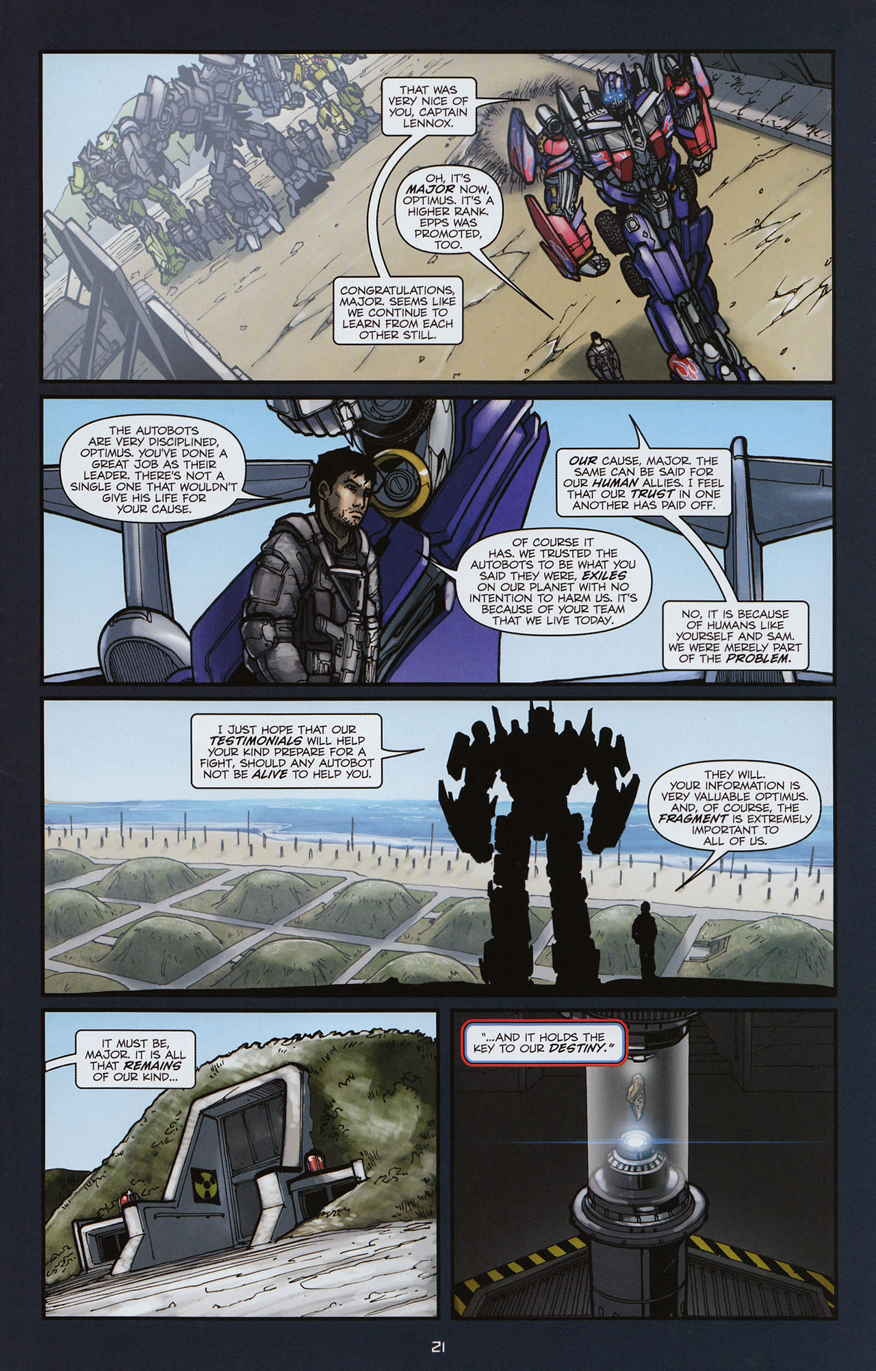 Read online Transformers: Alliance comic -  Issue #3 - 22