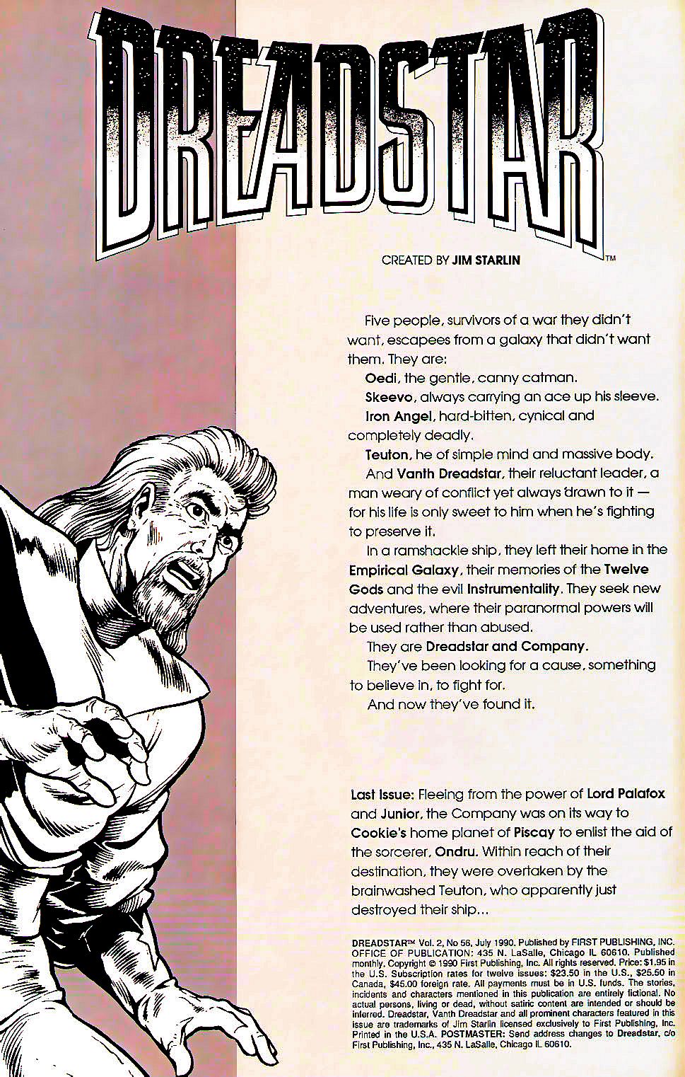 Read online Dreadstar comic -  Issue #56 - 2