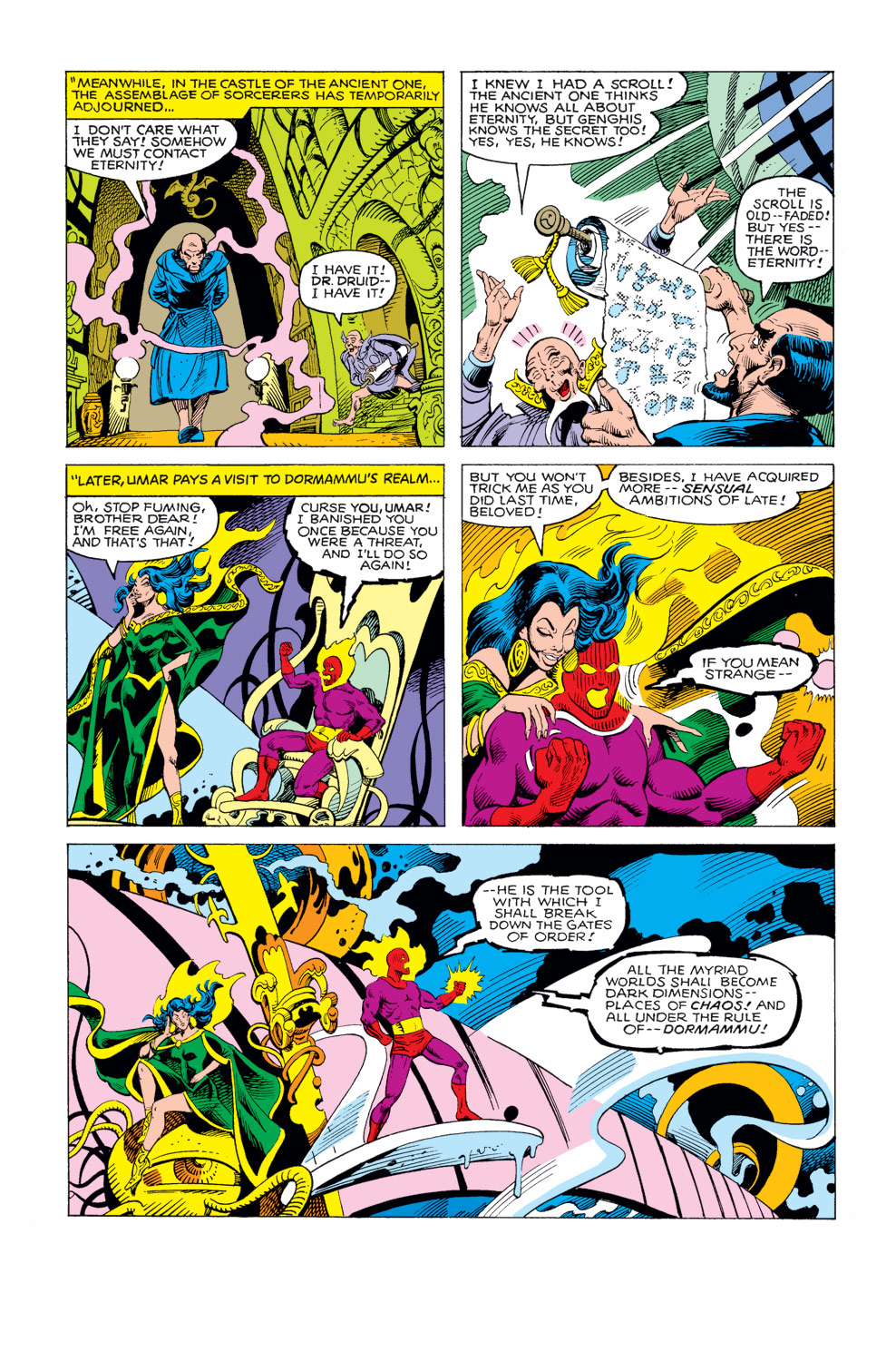 Read online What If? (1977) comic -  Issue #18 - Dr. Strange were a disciple of Dormammu - 13