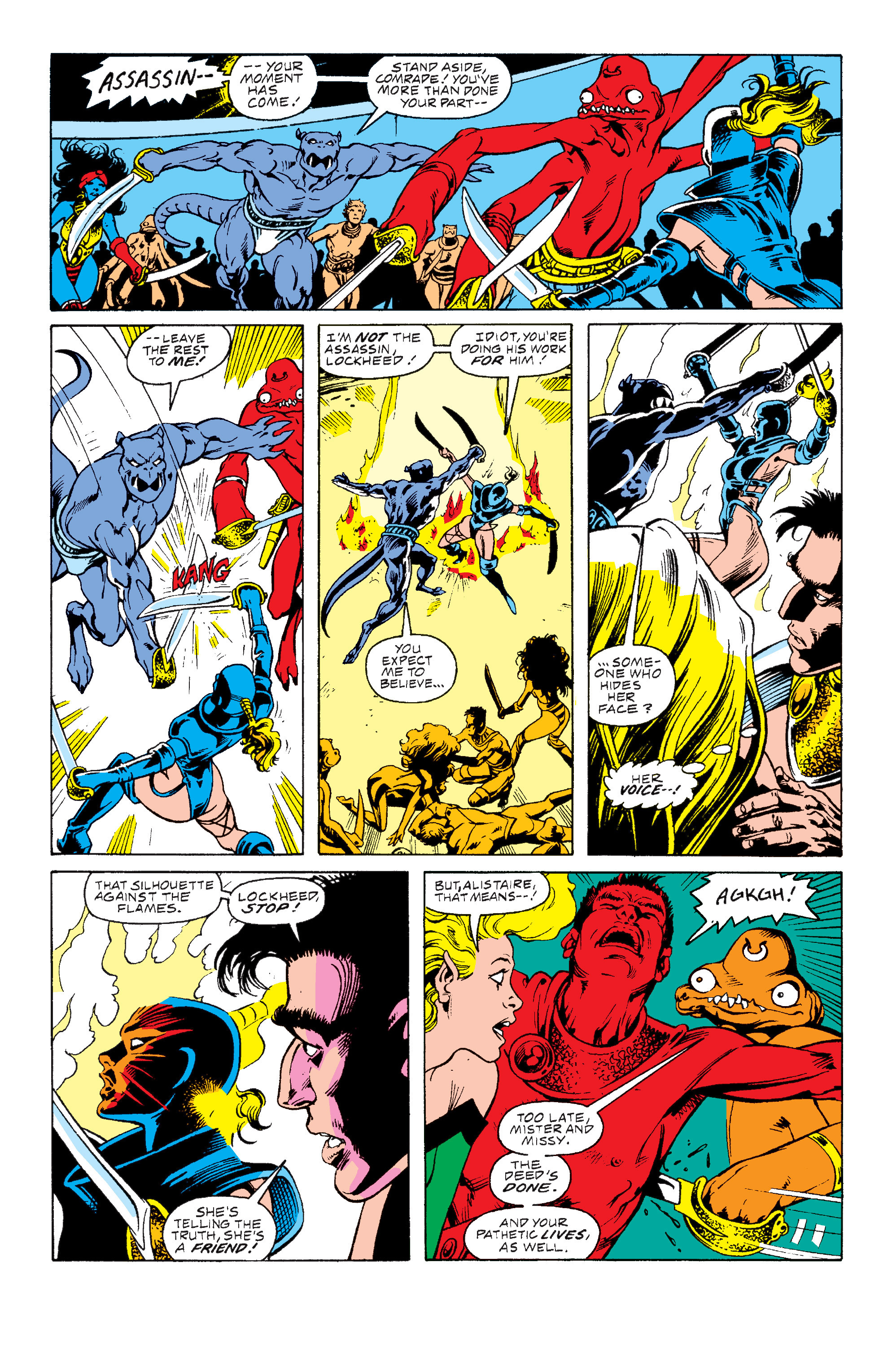 Read online Excalibur (1988) comic -  Issue #17 - 19