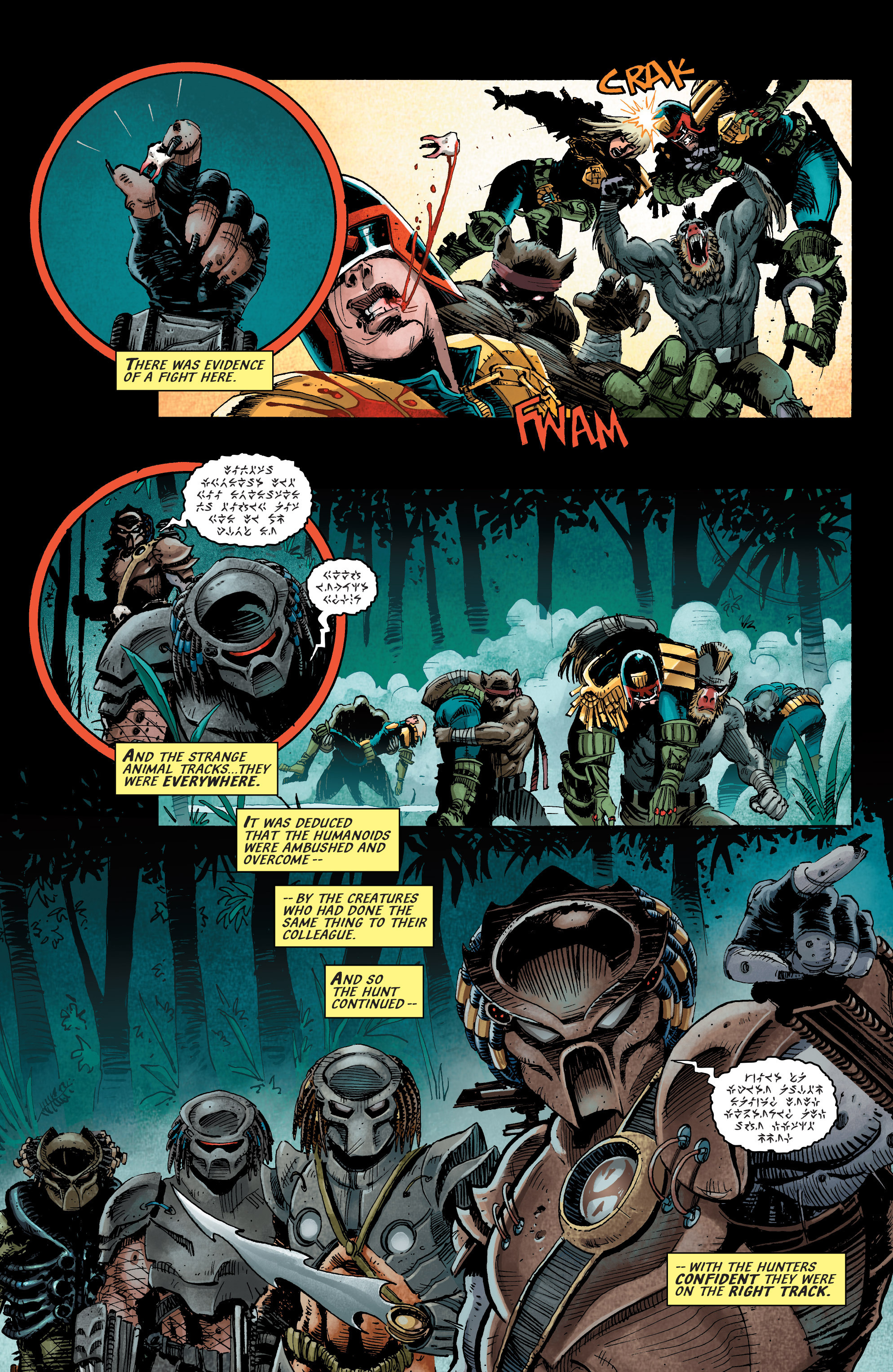 Read online Predator Vs. Judge Dredd Vs. Aliens comic -  Issue #2 - 14