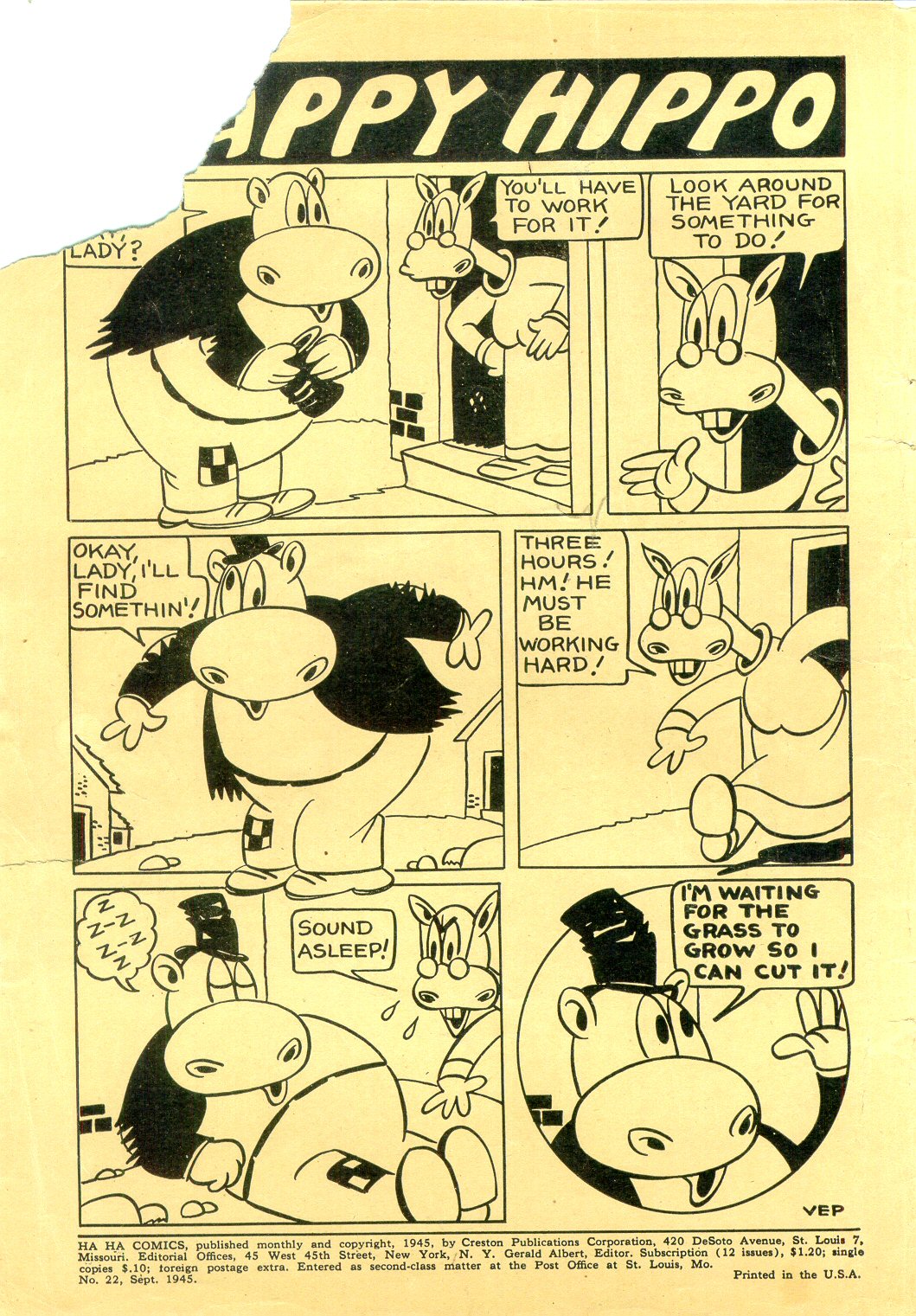 Read online Ha Ha Comics comic -  Issue #22 - 2