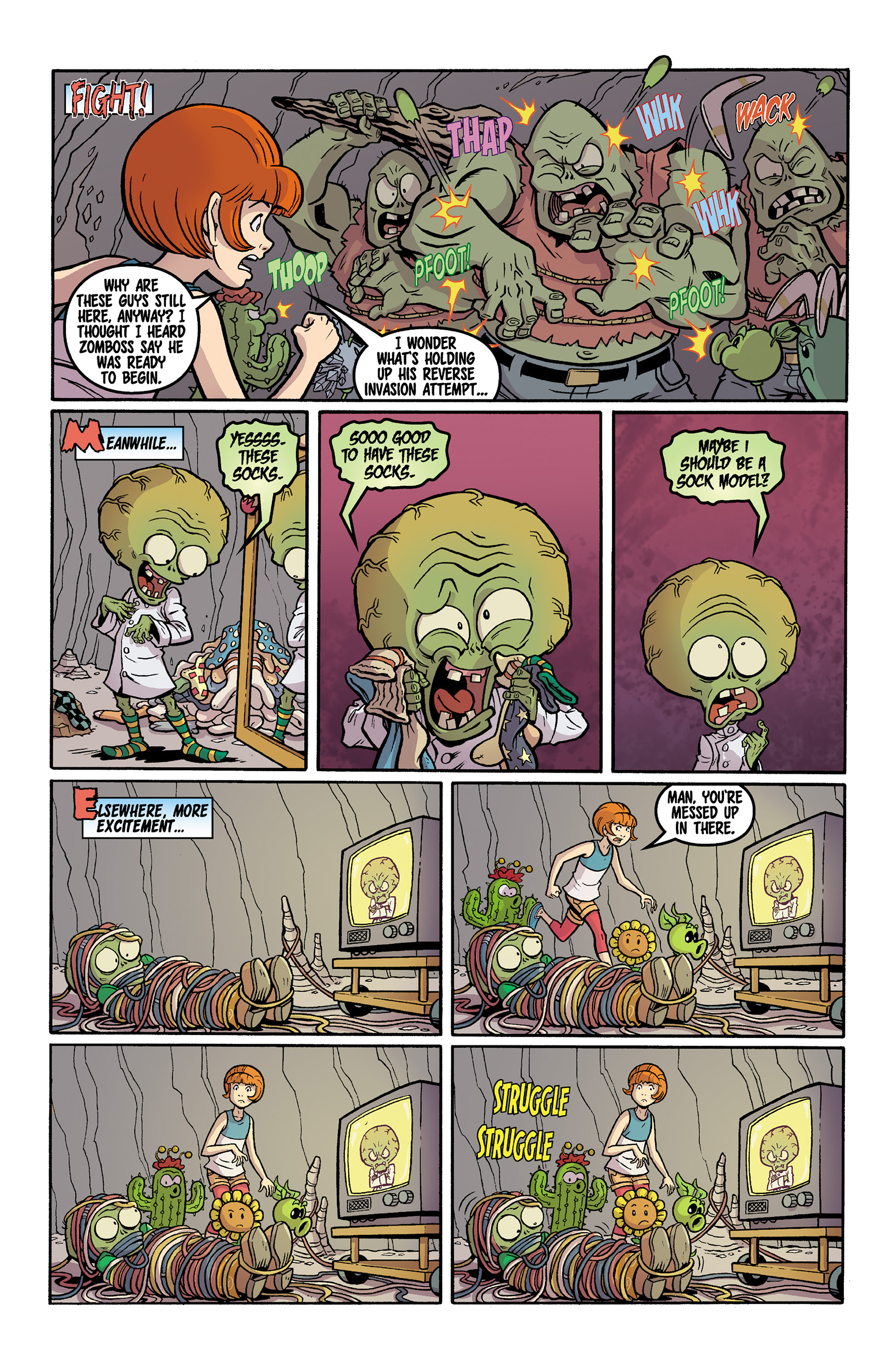 Read online Plants vs. Zombies: Boom Boom Mushroom comic -  Issue #12 - 14