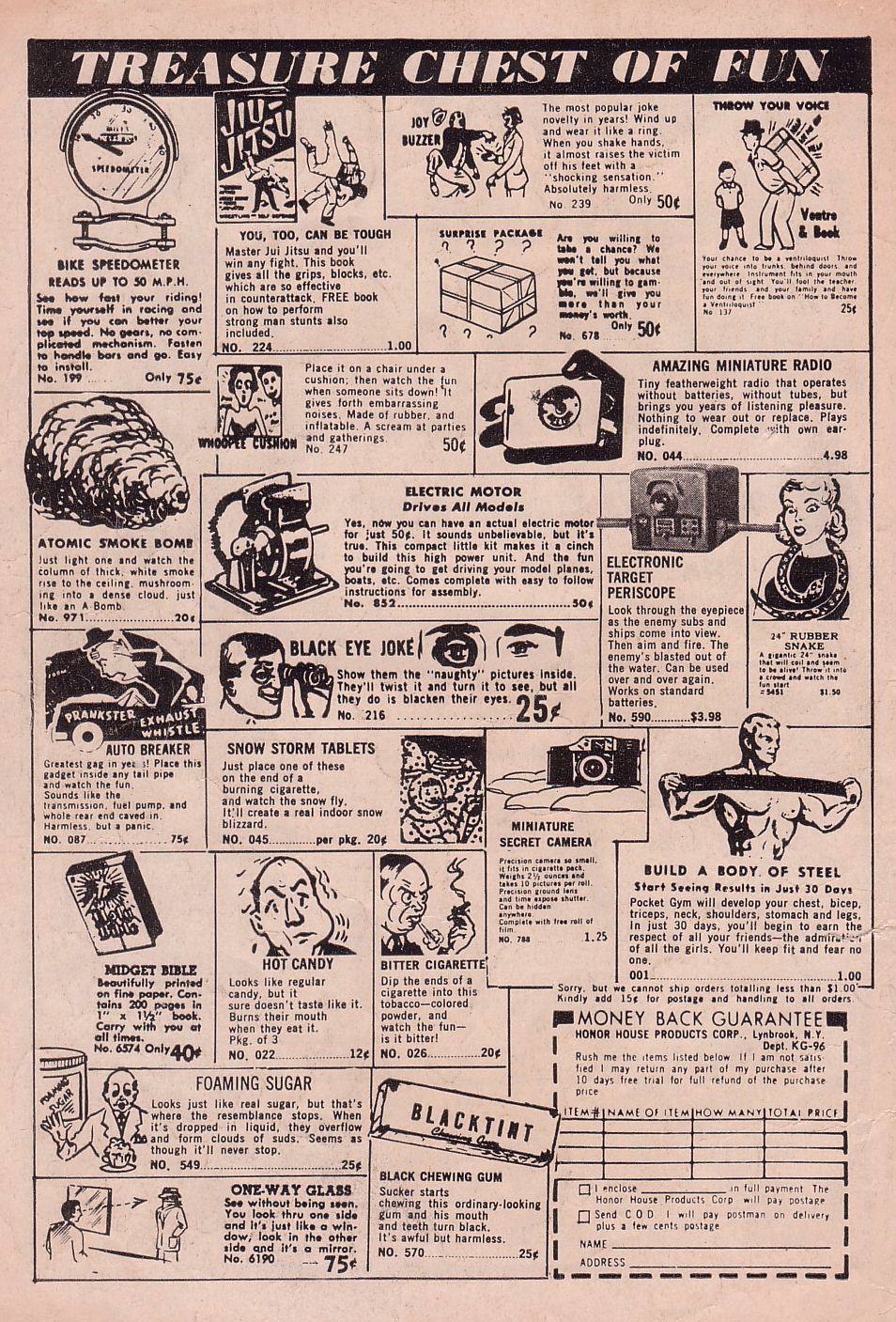 Read online Adventures Into The Unknown comic -  Issue #120 - 36