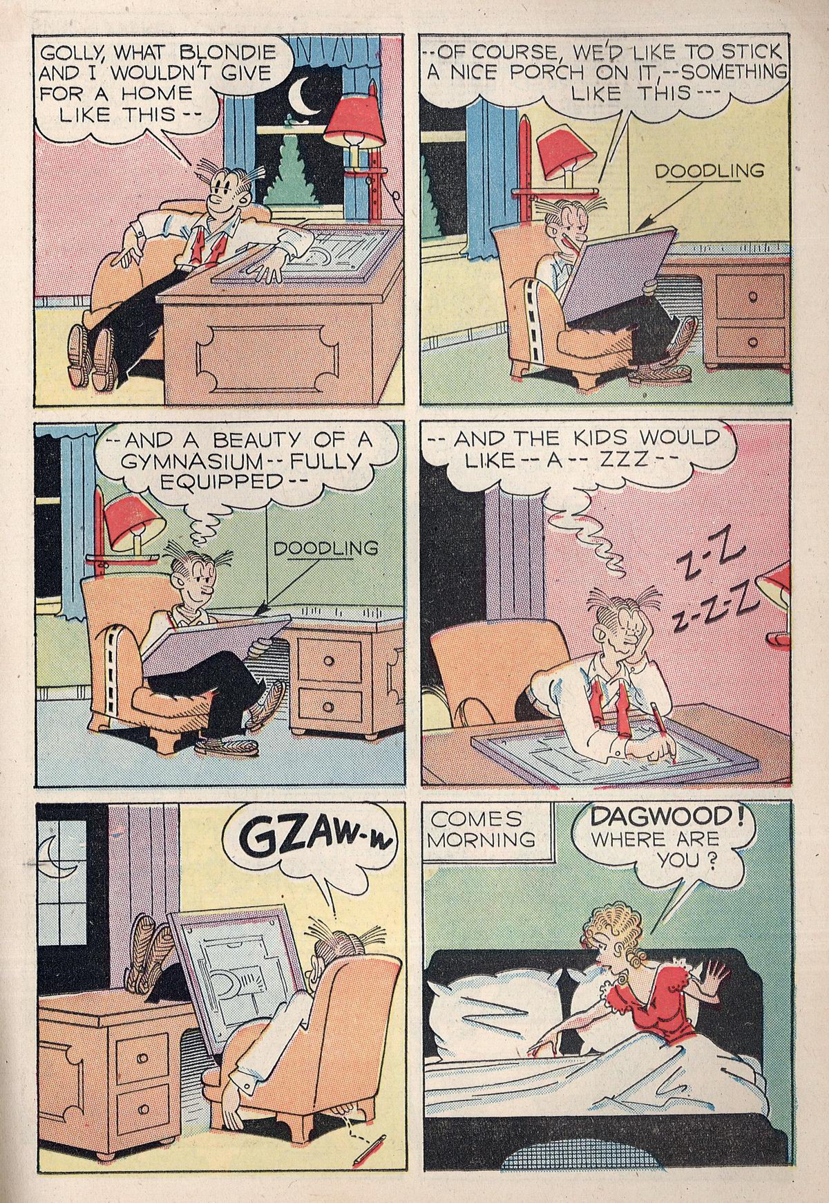 Read online Blondie Comics (1947) comic -  Issue #13 - 11