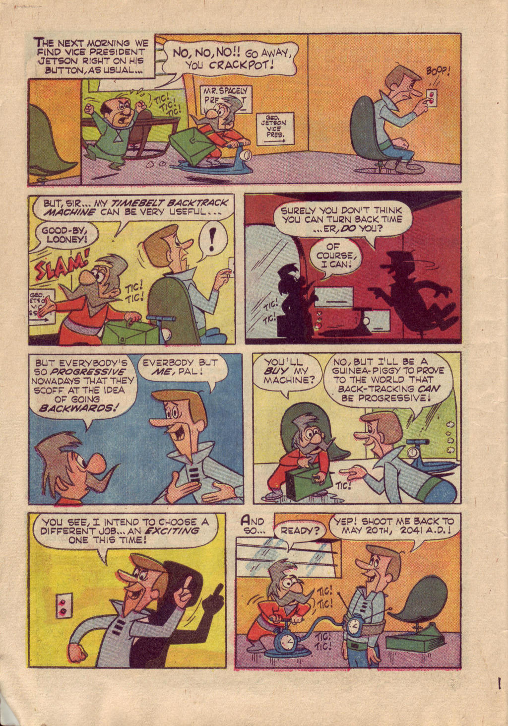 Read online The Jetsons (1963) comic -  Issue #19 - 6