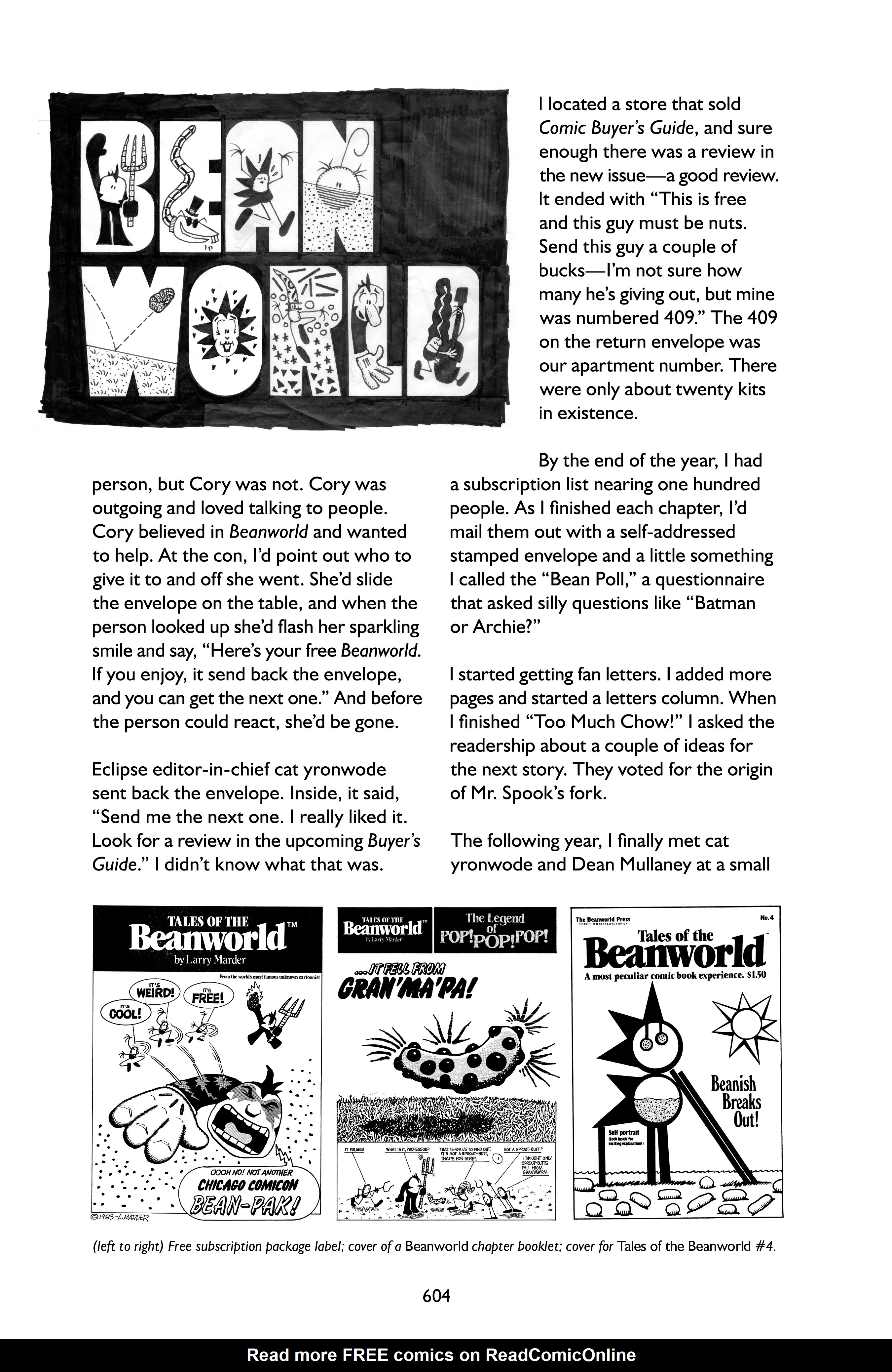 Read online Larry Marder's Beanworld Omnibus comic -  Issue # TPB 1 (Part 6) - 103