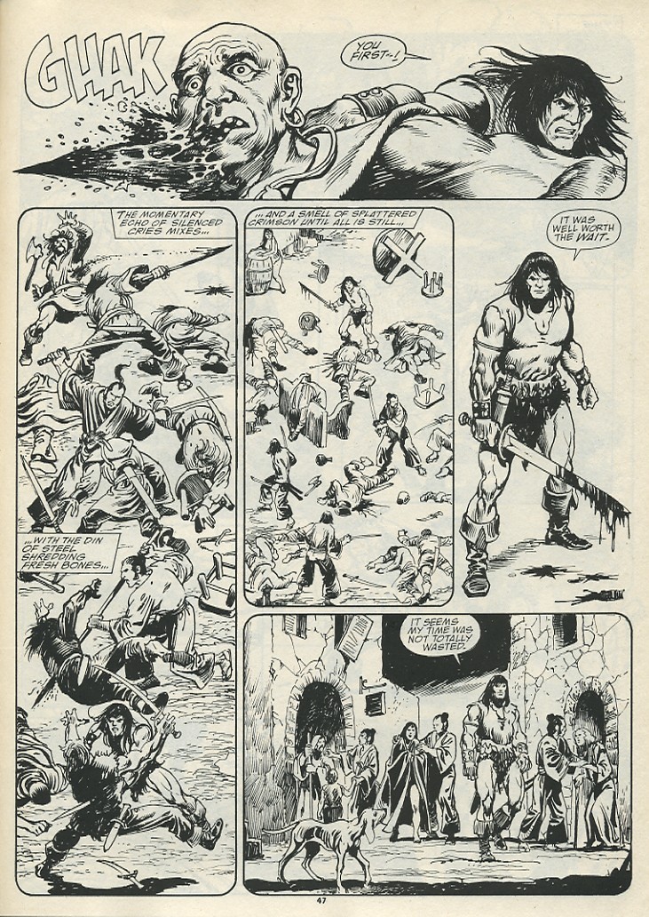 Read online The Savage Sword Of Conan comic -  Issue #184 - 49