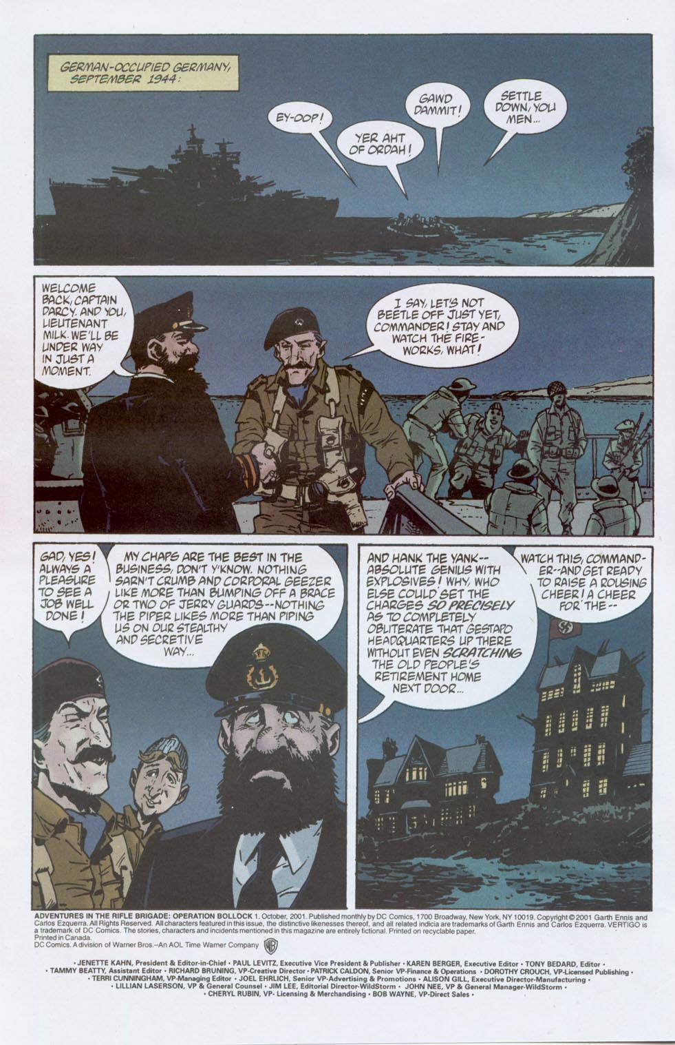 Read online Adventures in the Rifle Brigade: Operation Bollock comic -  Issue #1 - 3