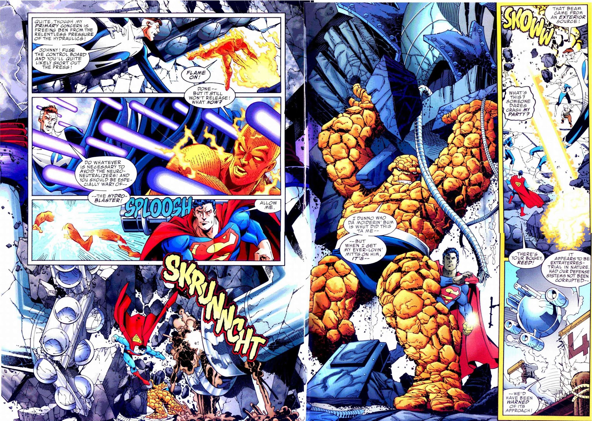 Read online Superman/Fantastic Four comic -  Issue # Full - 19