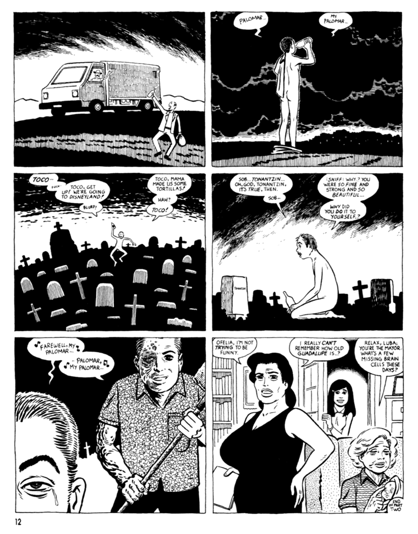 Read online Love and Rockets (1982) comic -  Issue #42 - 14