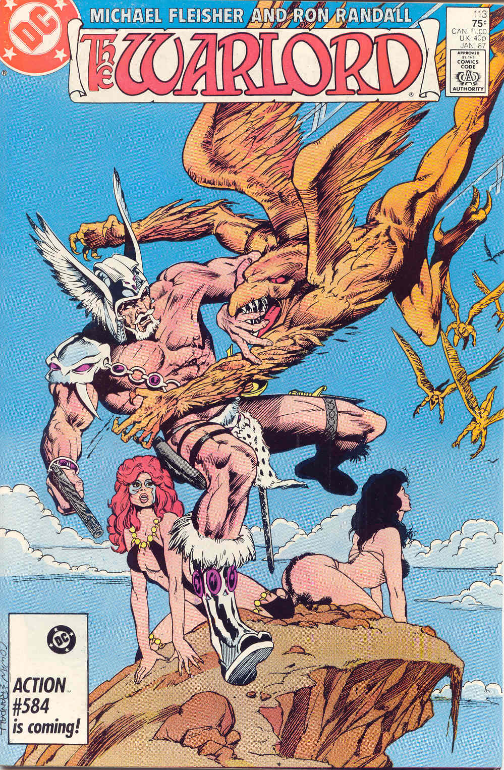 Read online Warlord (1976) comic -  Issue #113 - 1