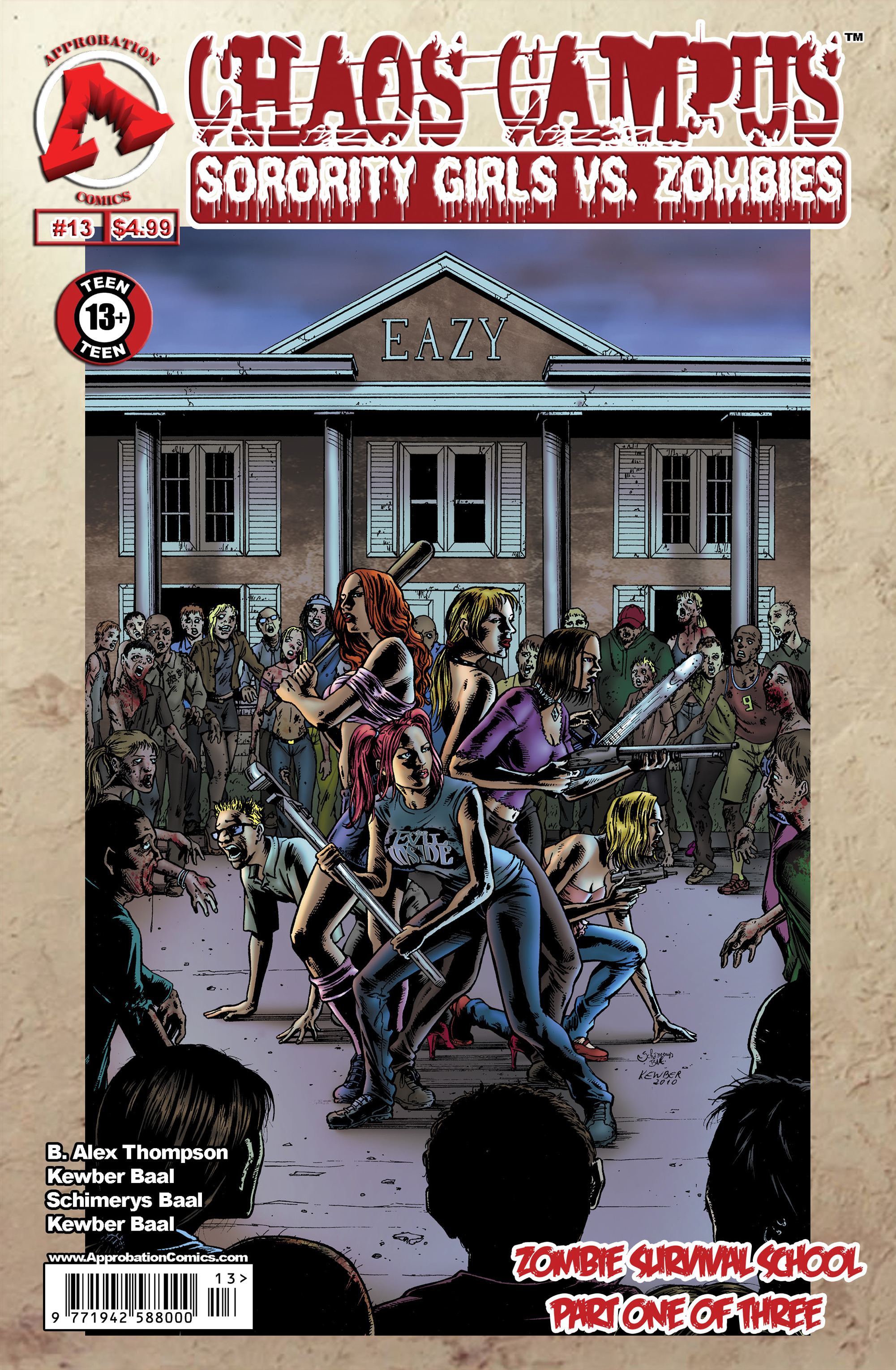 Read online Chaos Campus: Sorority Girls Vs. Zombies comic -  Issue #13 - 1