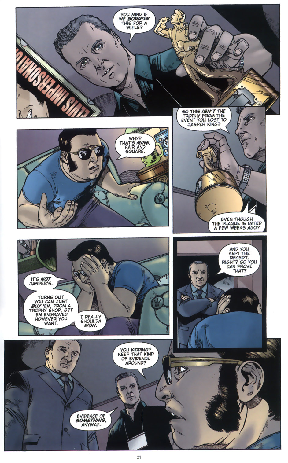 Read online CSI: Crime Scene Investigation: Thicker Than Blood comic -  Issue # Full - 23