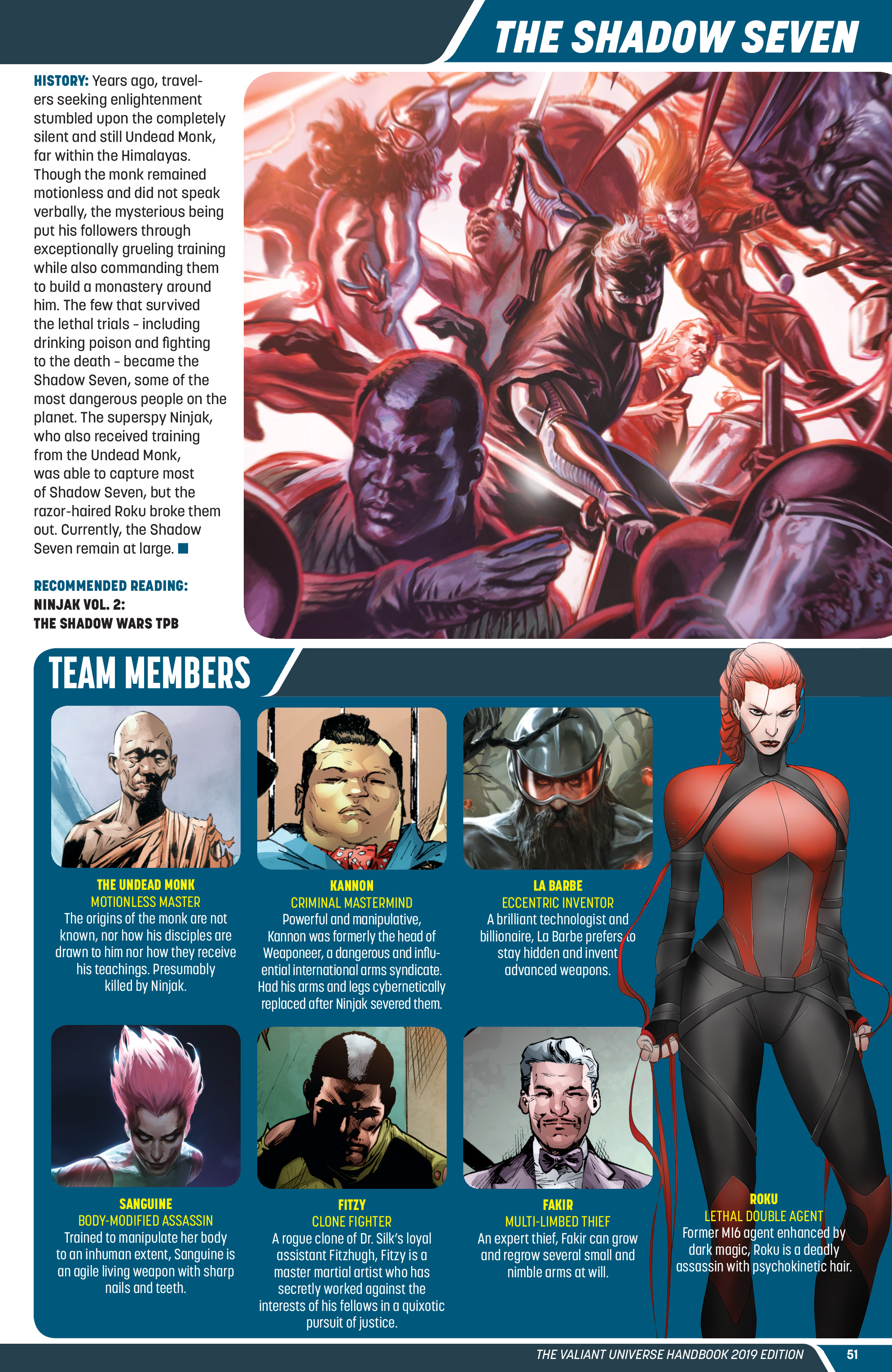 Read online Valiant Universe Handbook 2019 Edition comic -  Issue # Full - 52