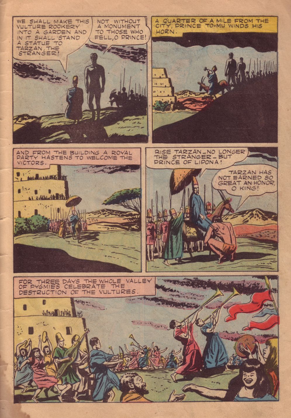Read online Tarzan (1948) comic -  Issue #8 - 31