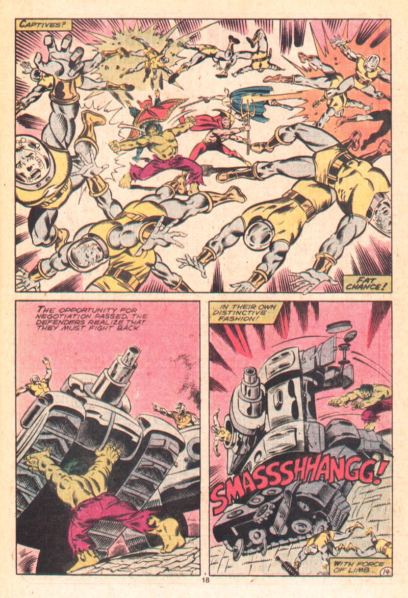 Read online The Defenders (1972) comic -  Issue #93 - 15