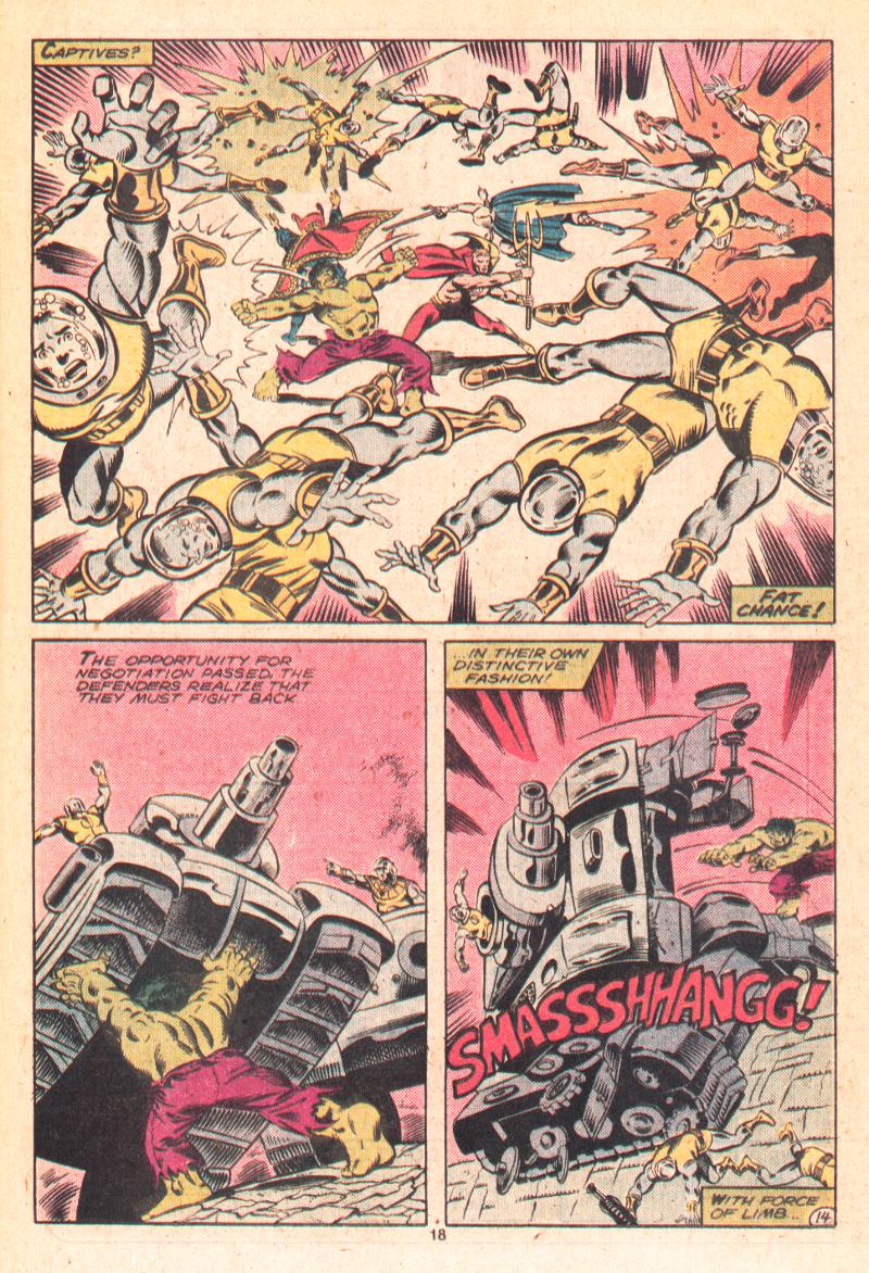 Read online The Defenders (1972) comic -  Issue #93 - 15