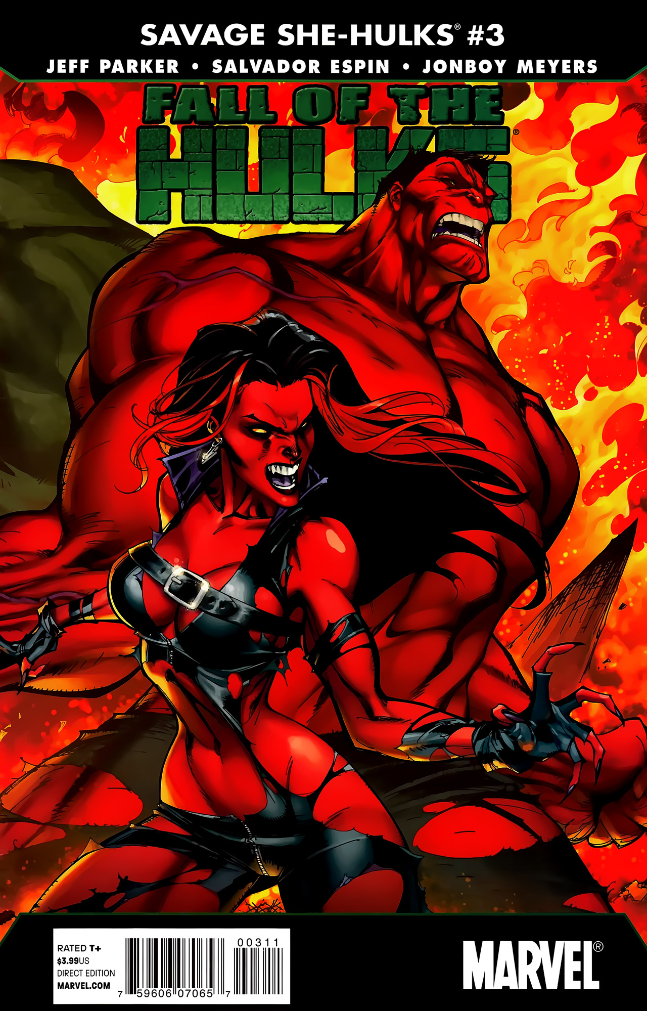 Read online Fall of the Hulks: The Savage She-Hulks comic -  Issue #3 - 1