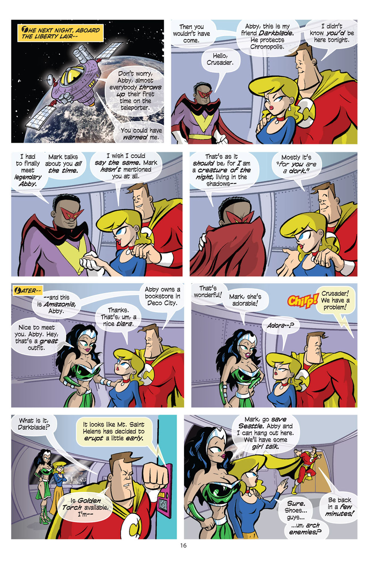 Read online Love and Capes comic -  Issue #1 - 17