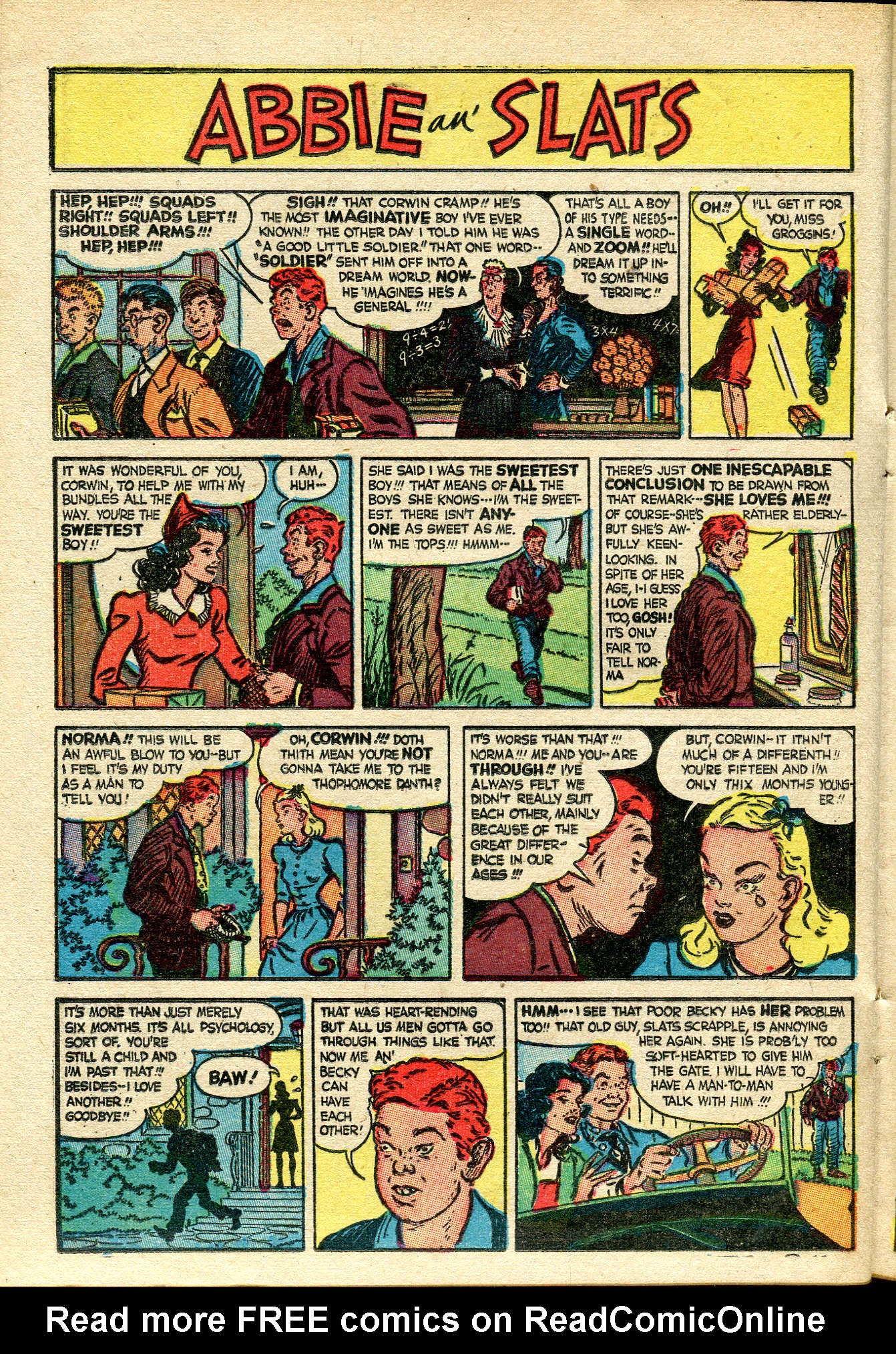 Read online Fritzi Ritz (1948) comic -  Issue #7 - 20