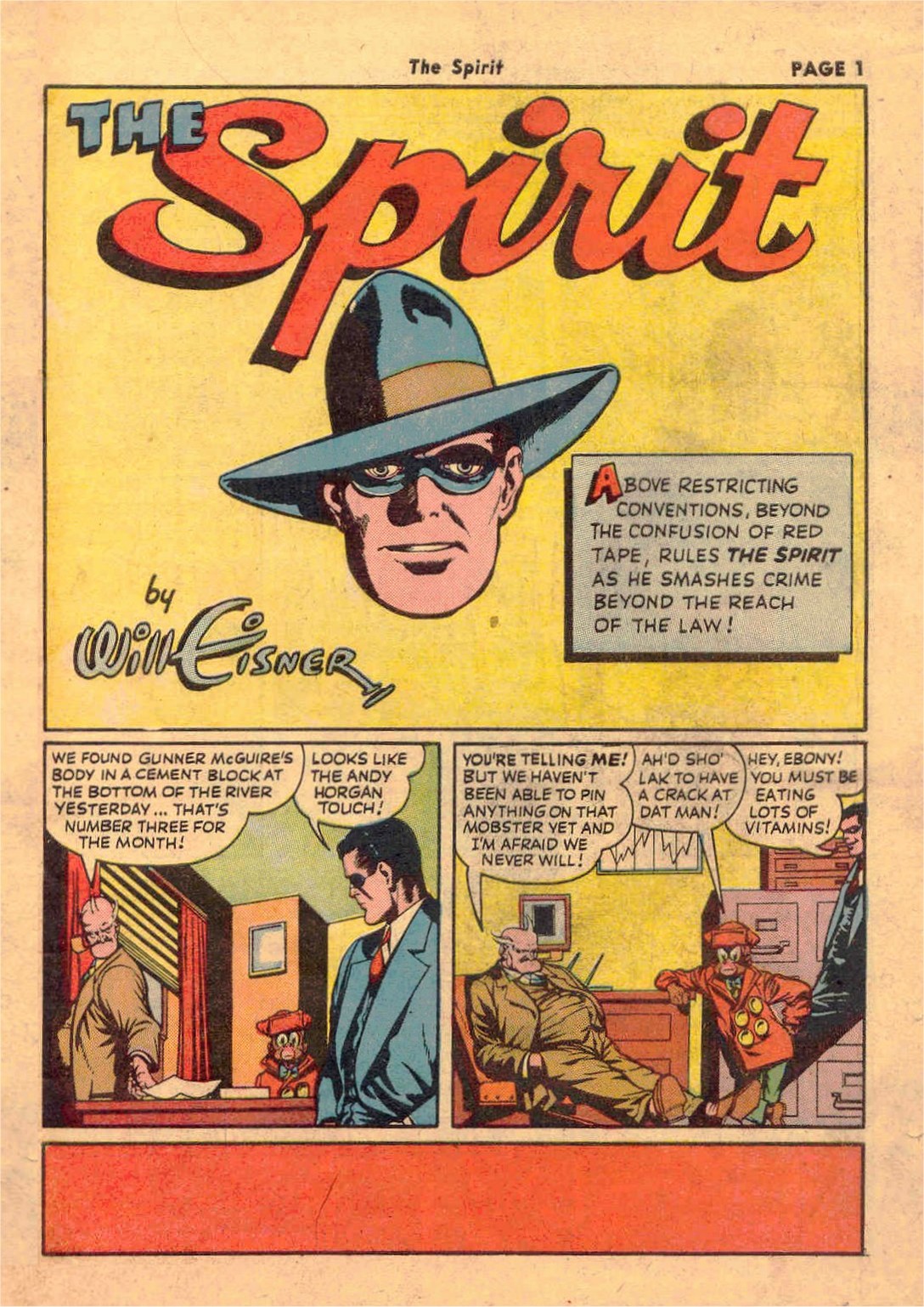 Read online The Spirit (1944) comic -  Issue #3 - 3